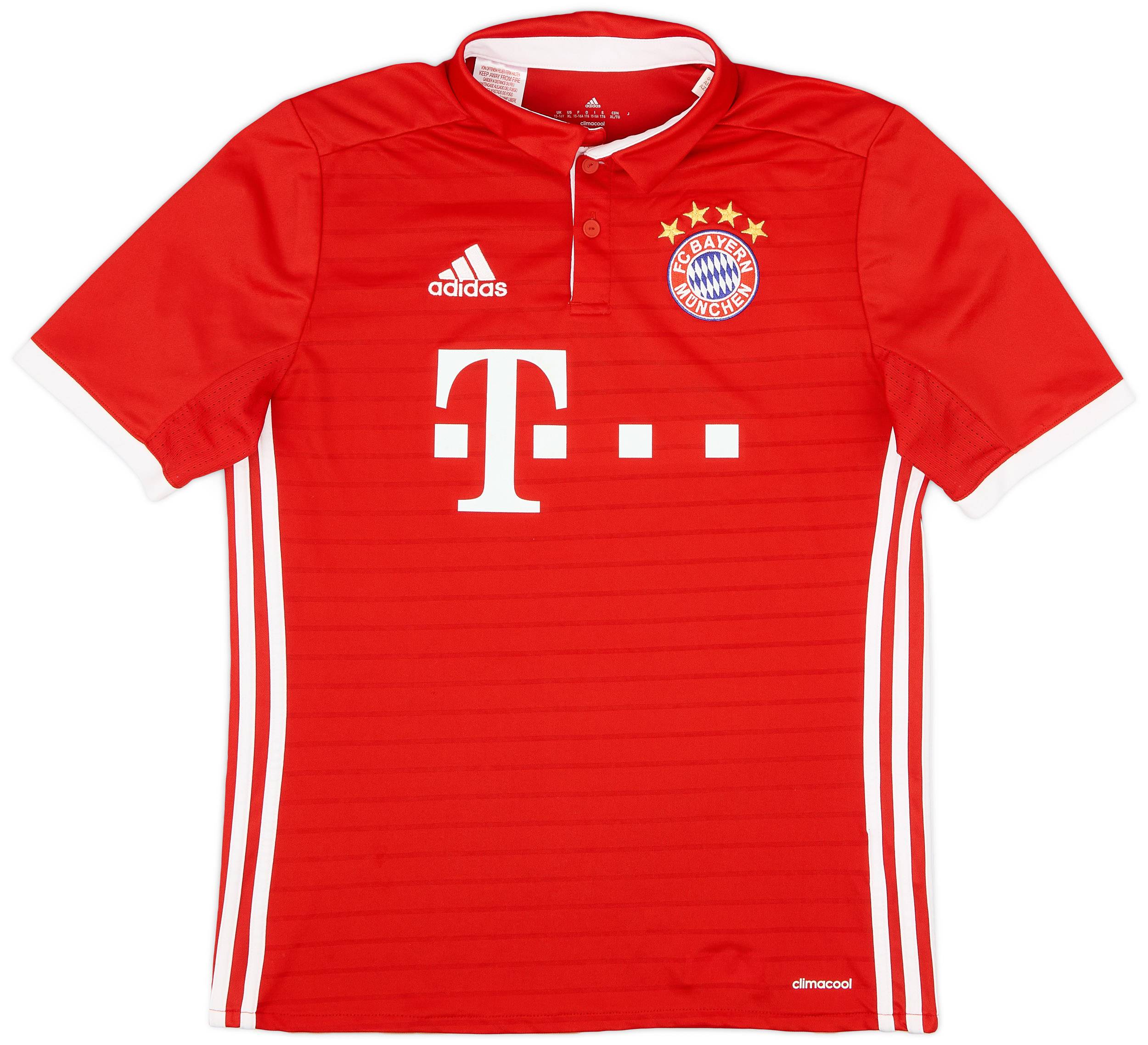 2016-17 Bayern Munich Home Shirt - 9/10 - (XL.Boys)