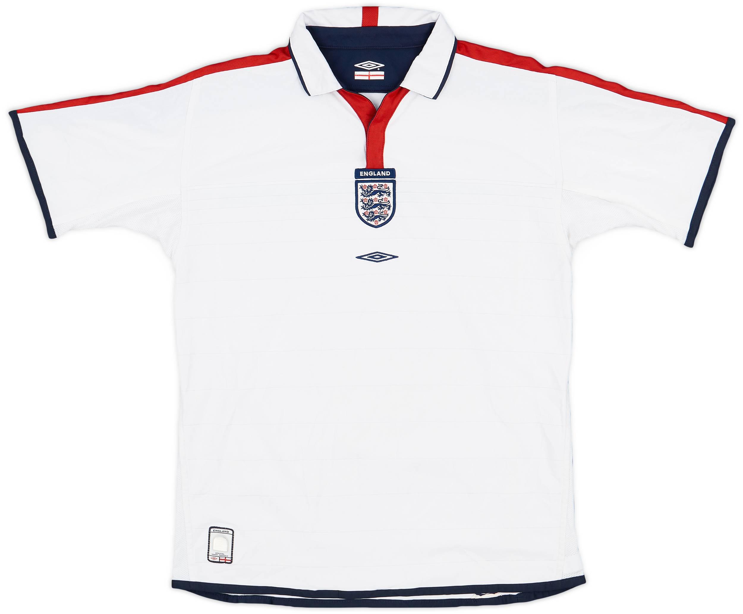 2003-05 England Home Shirt - 8/10 - (XL.Boys)