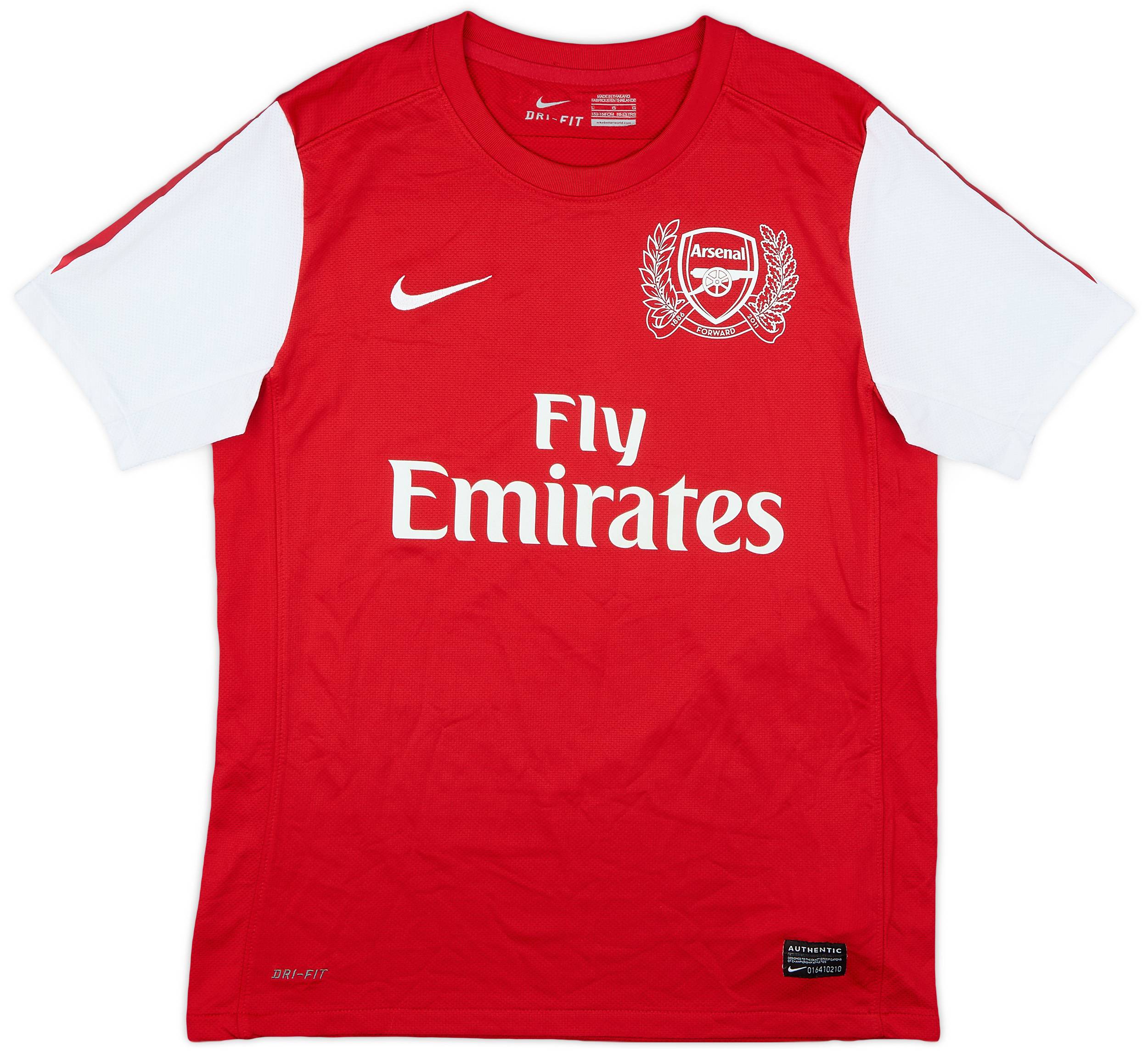 2011-12 Arsenal Home Shirt - 8/10 - (L.Boys)