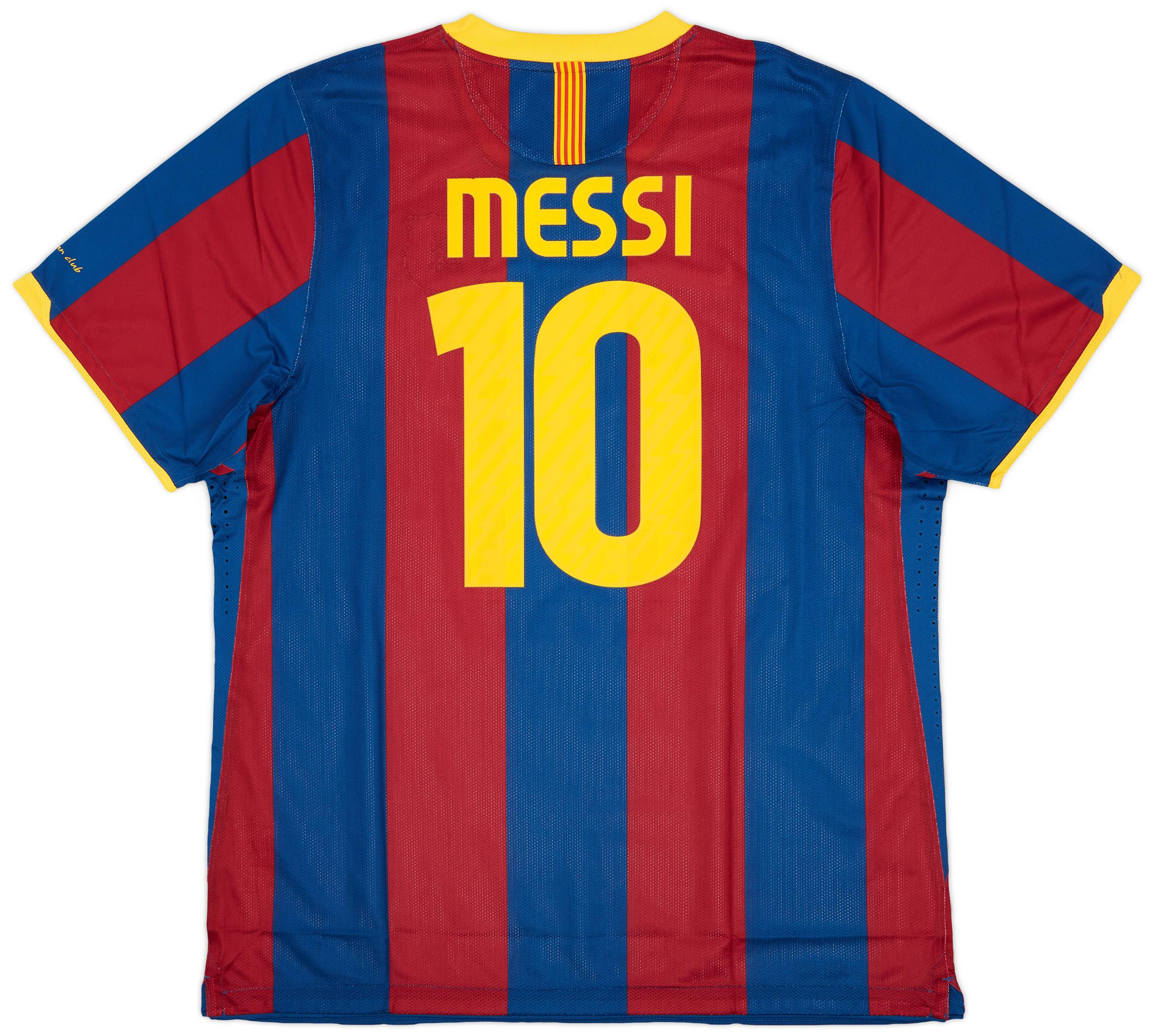 2010-11 Barcelona Player Issue Home Shirt Messi #10 (XXL)
