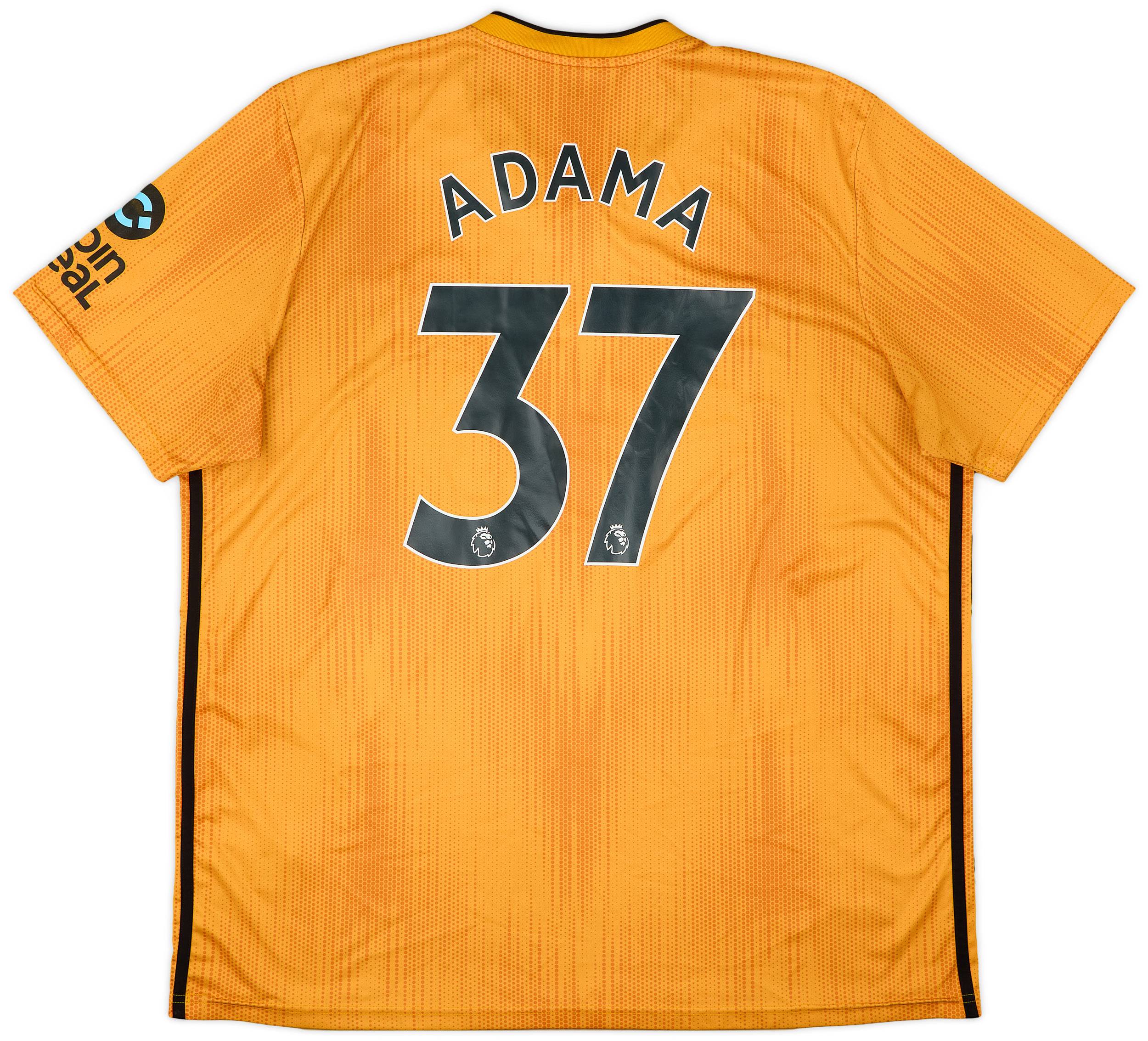 2018-19 Wolves Home Shirt Adama #37 - 9/10 - (XXL)