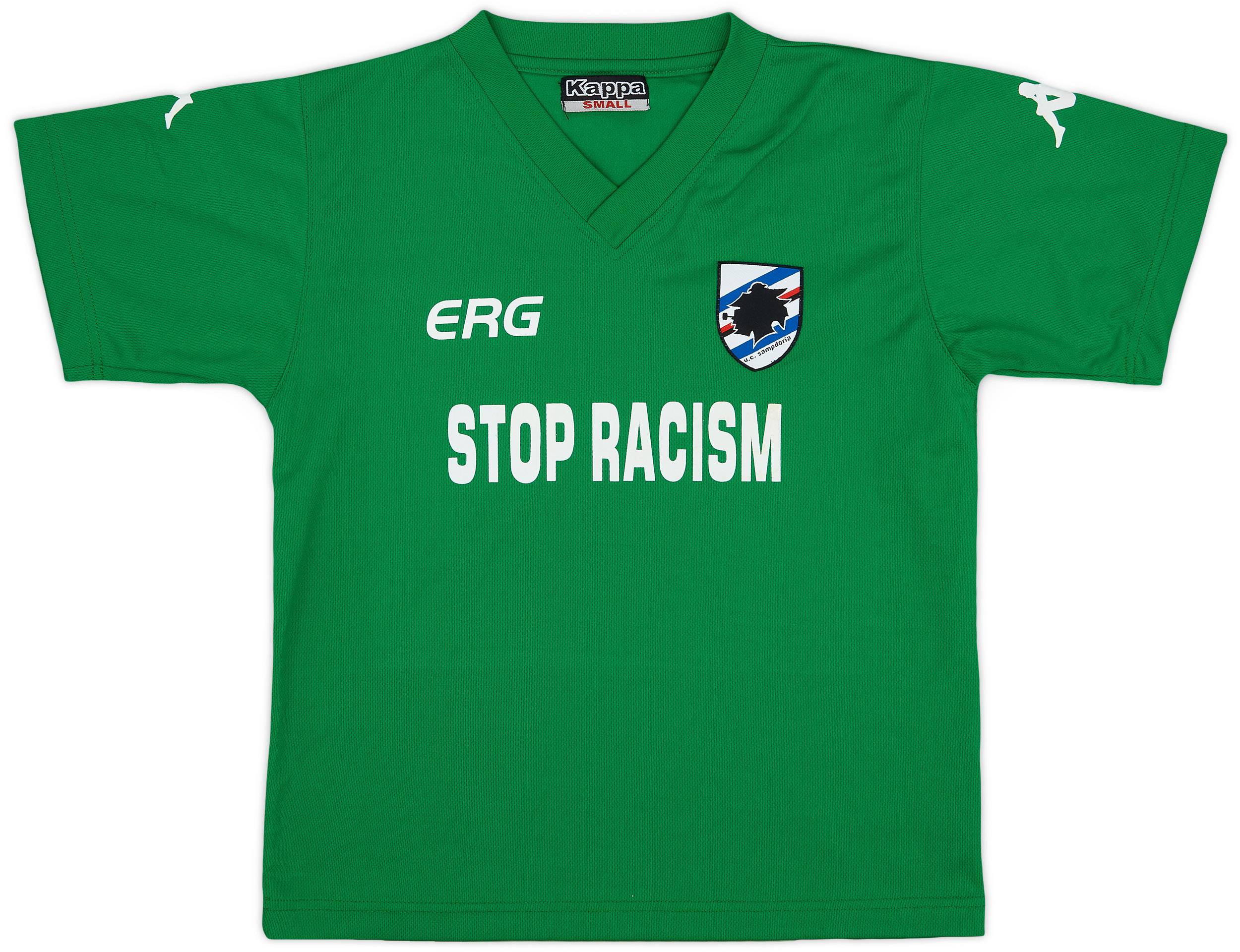2014-15 Sampdoria Kappa Training Shirt #3 - 8/10 - (S)