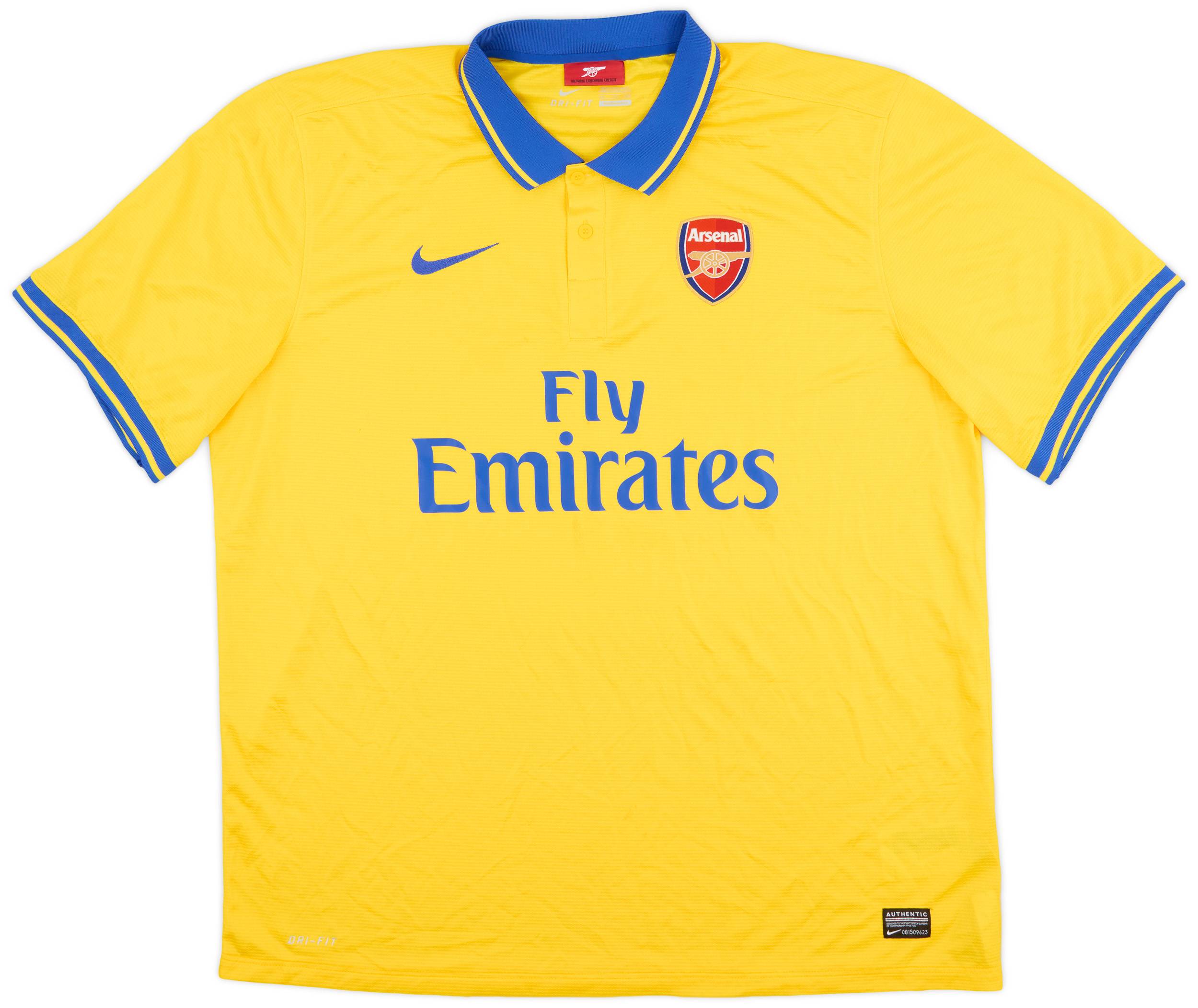 2013-14 Arsenal Away Shirt - 7/10 - (XXL)