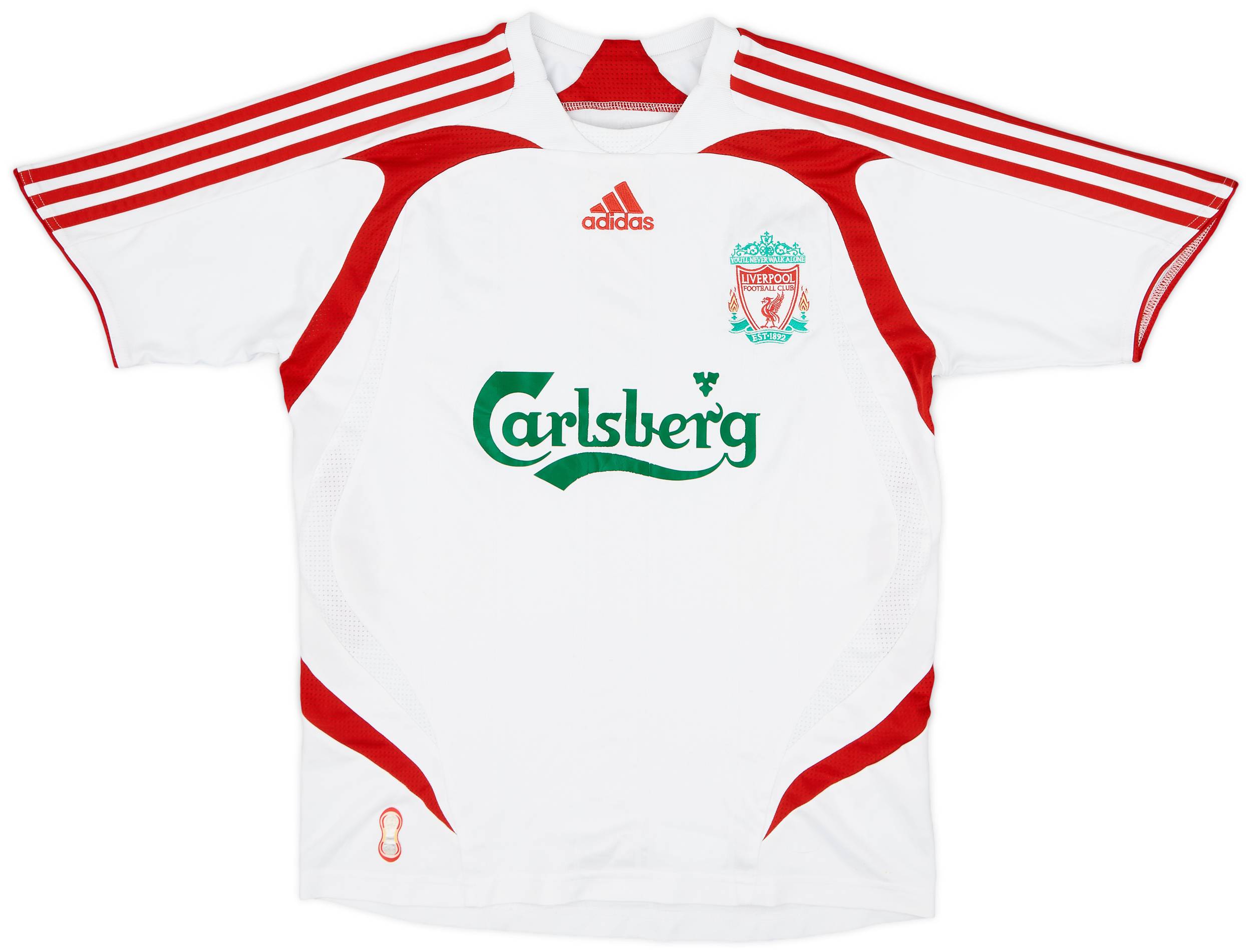 2007-08 Liverpool Away Shirt - 6/10 - (L.Boys)