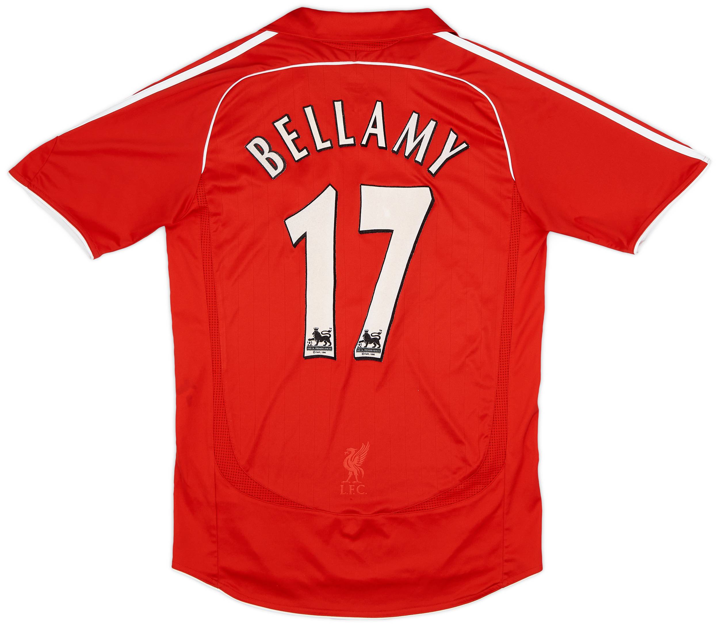 2006-08 Liverpool Home Shirt Bellamy #17 - 7/10 - (S)