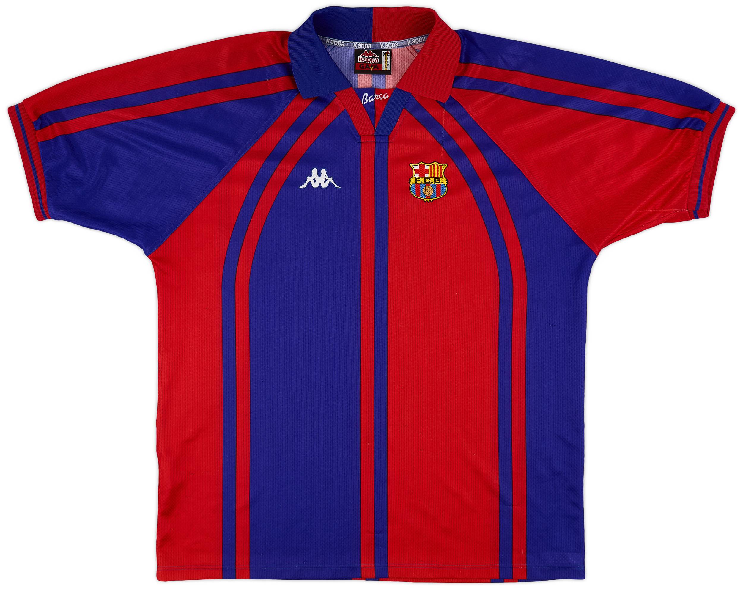 1997-98 Barcelona European Home Shirt - 8/10 - (XL)