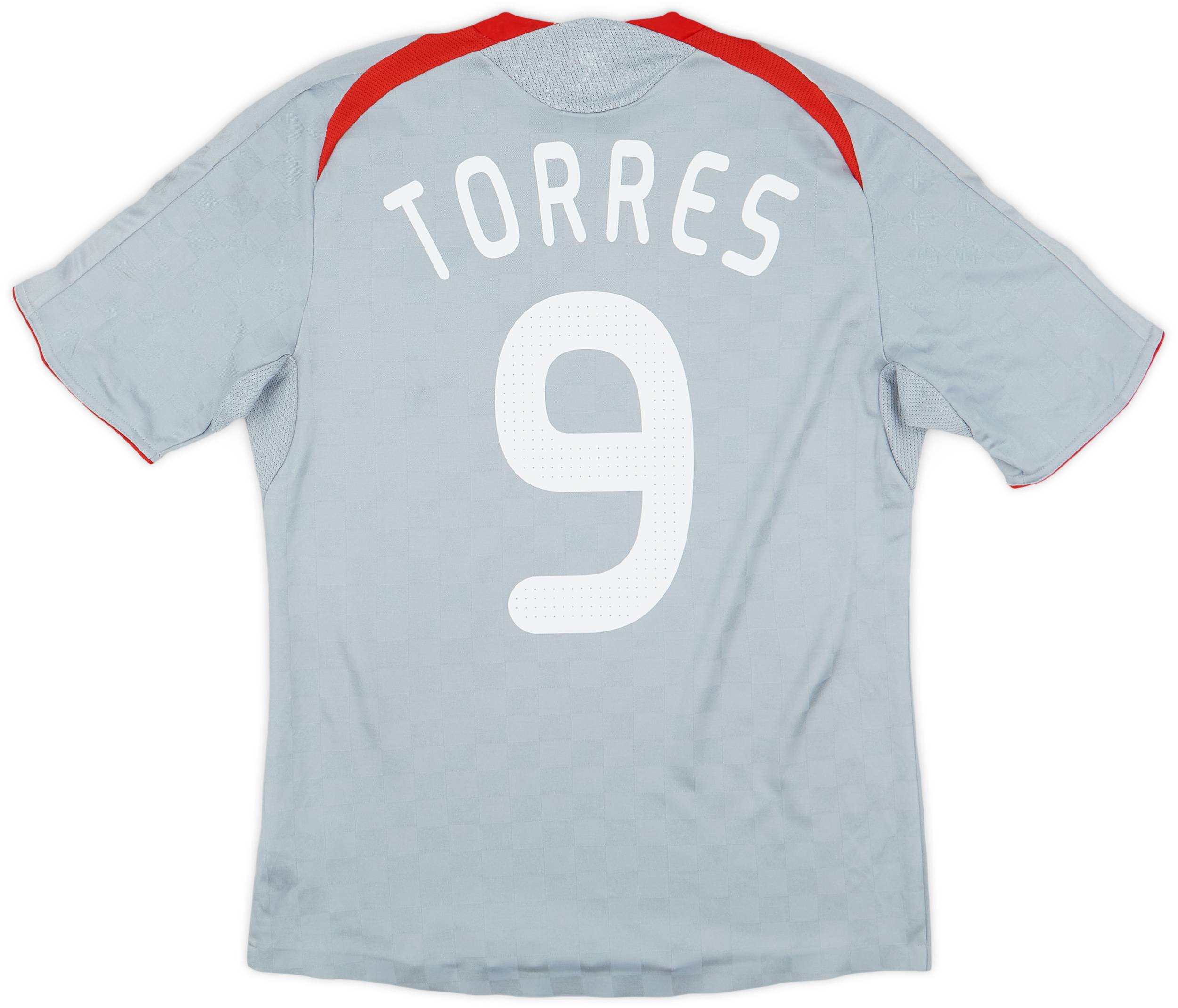 2008-09 Liverpool Player Issue CL Away Shirt Torres #9 - 8/10 - (M)