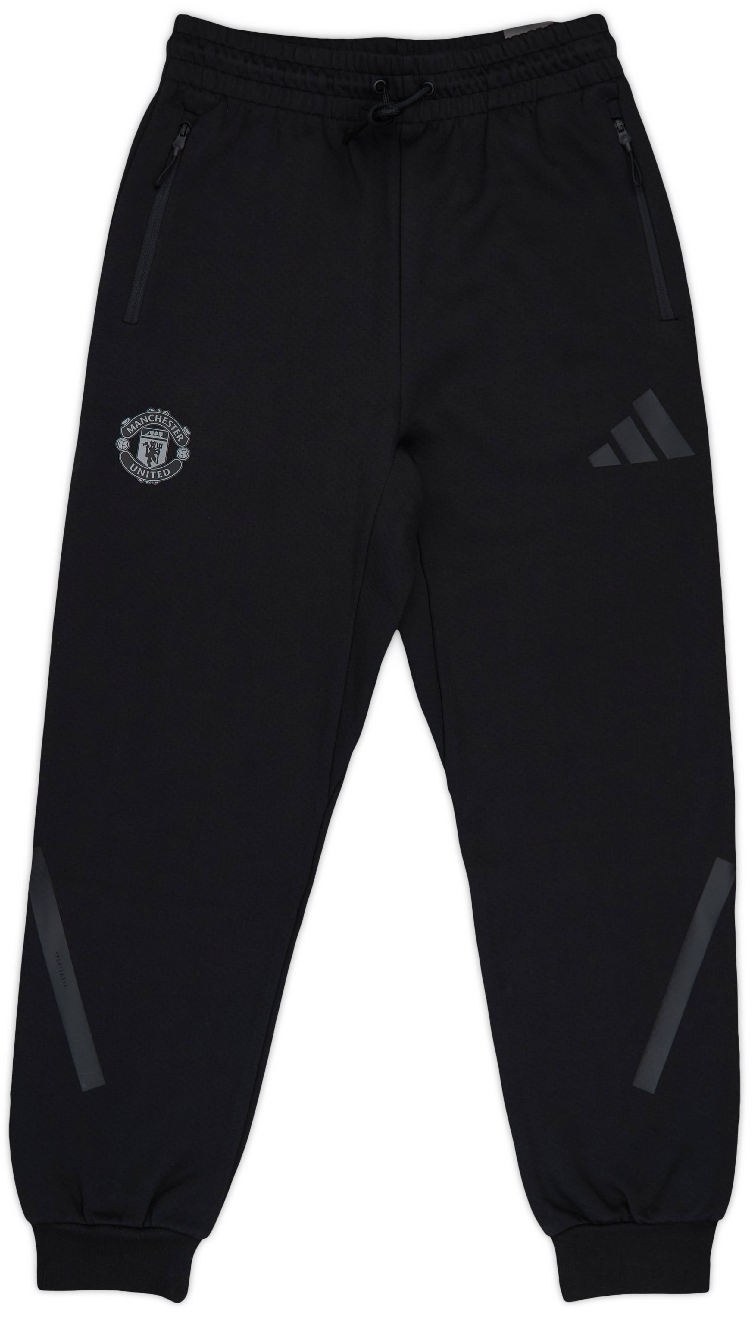 adidas Manchester United セットアップ ナイロン上下 黒 2023-24 Manchester United adidas Pre-Match Jacket