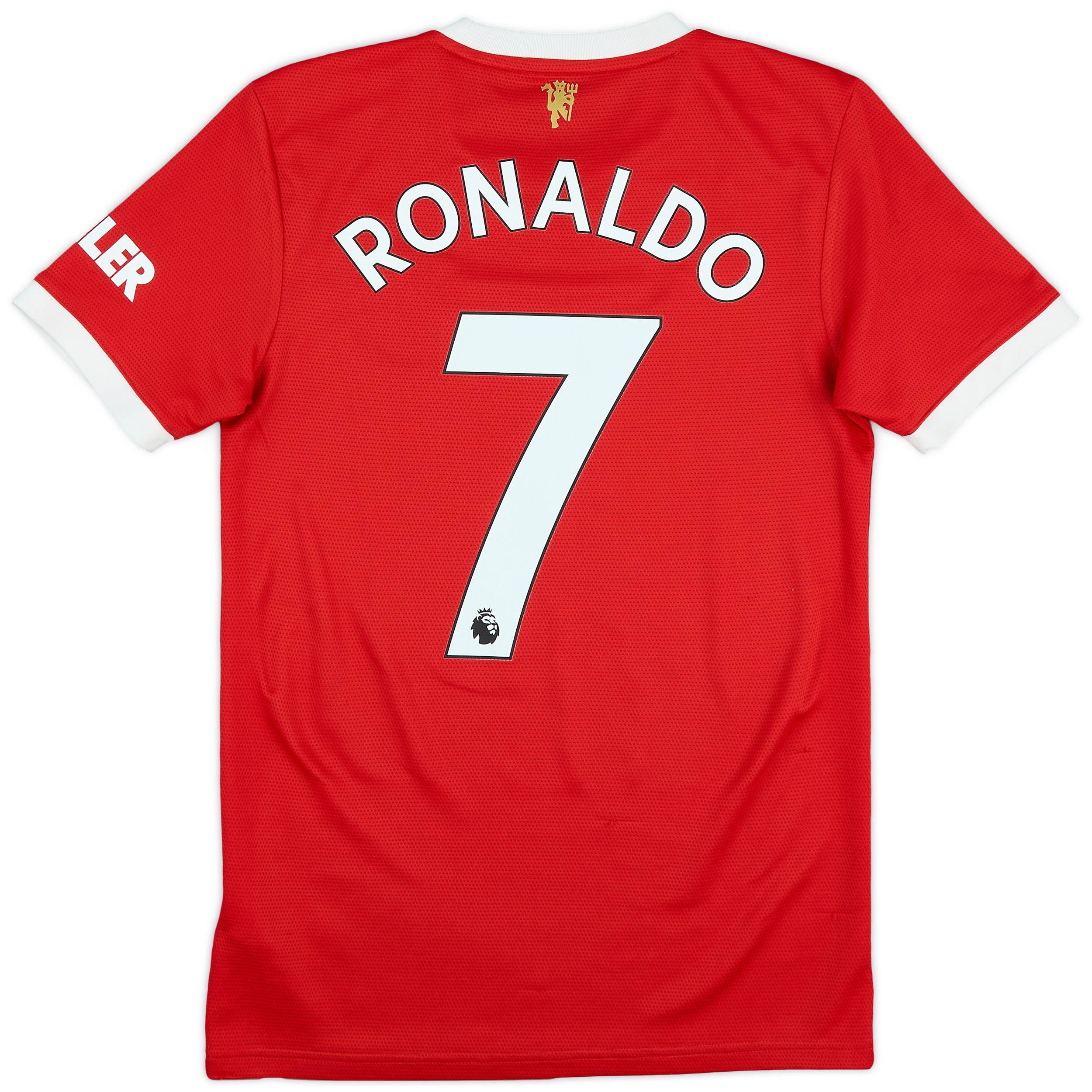 2021-22 Manchester United Home Shirt Ronaldo #7 - 7/10 - (XS)