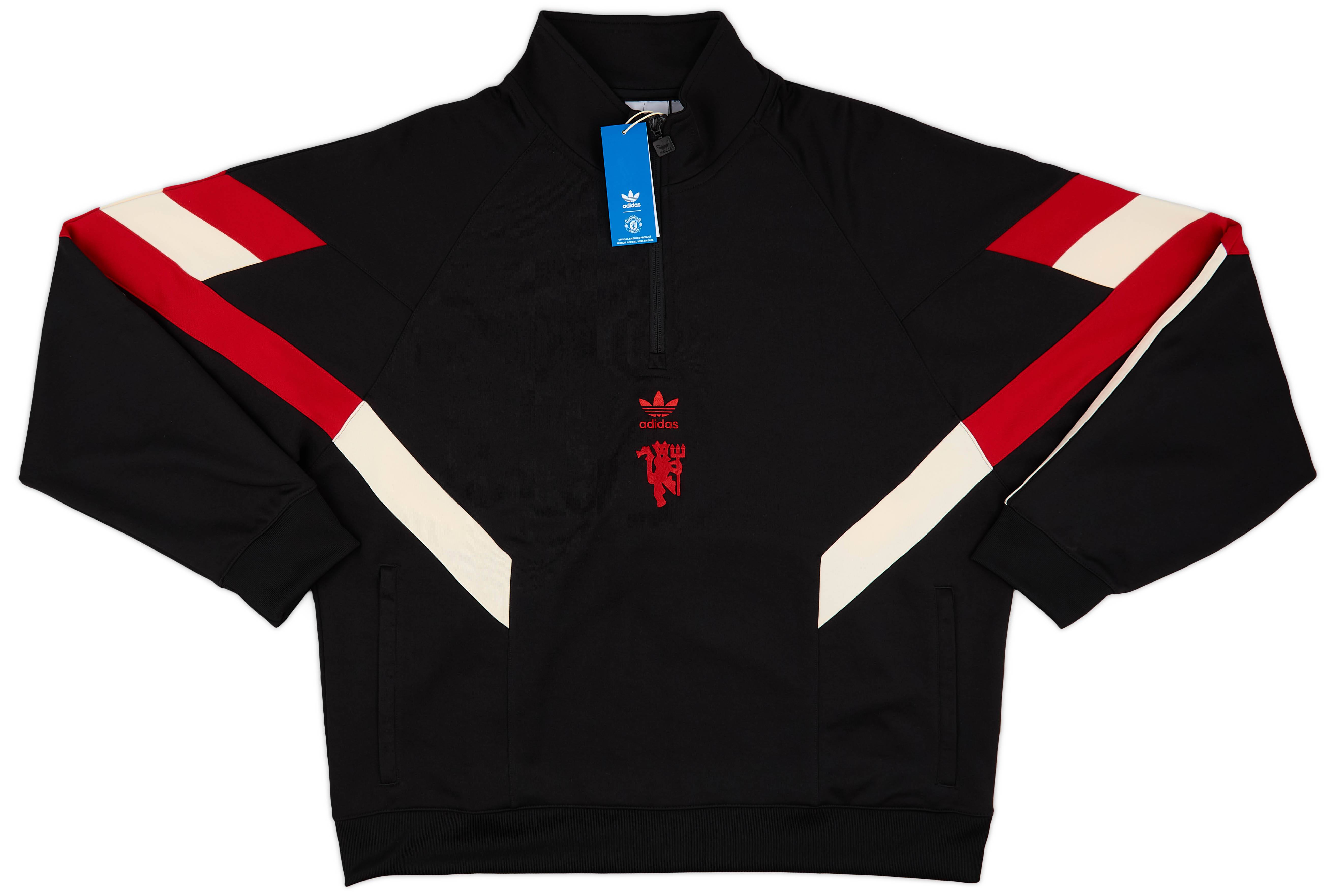 2024-25 Manchester United adidas Originals 1/4 Zip Sweat Top