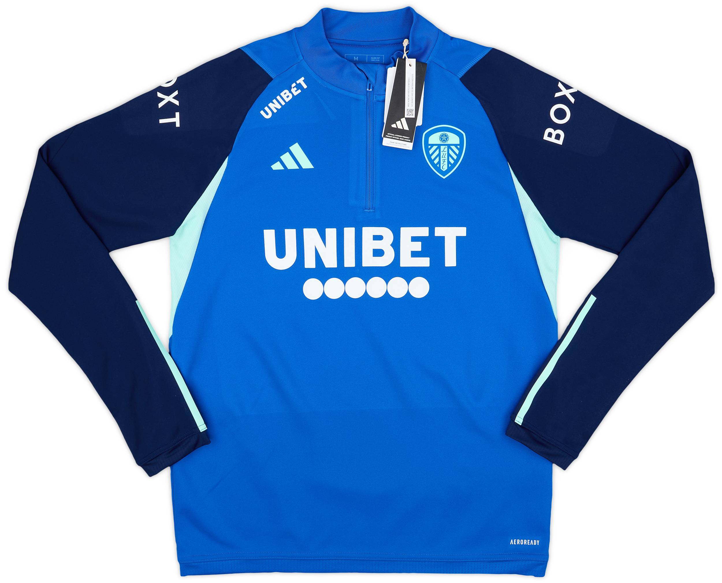 2023-24 Leeds United Player Issue 1/4 Zip Training Top (S)