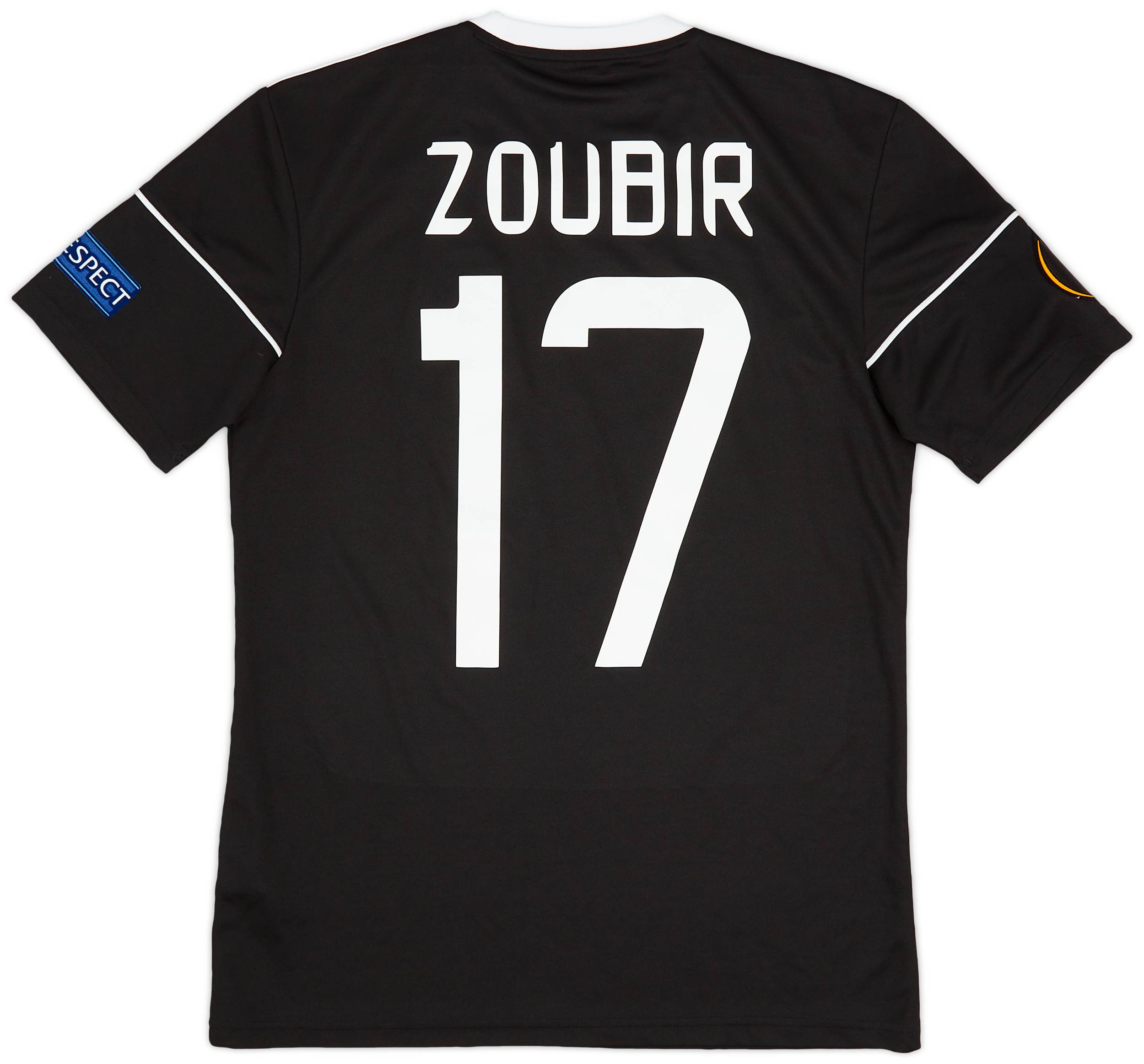2018-19 Qarabag Match Issue Europa League Home Shirt Zoubir #17