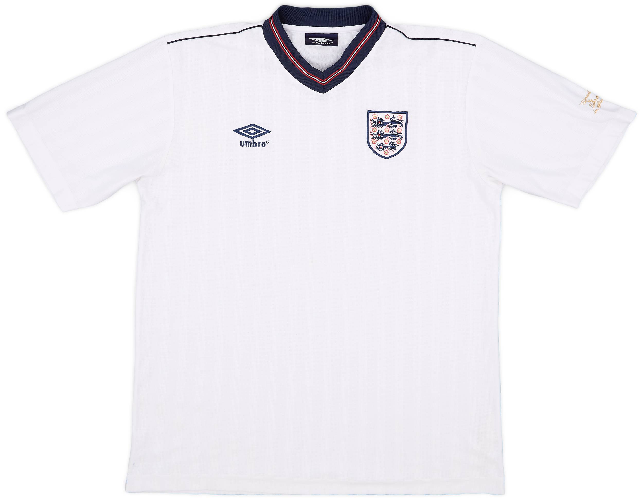 2000s England '1986' Umbro Retro Home Shirt - 7/10 - (L)