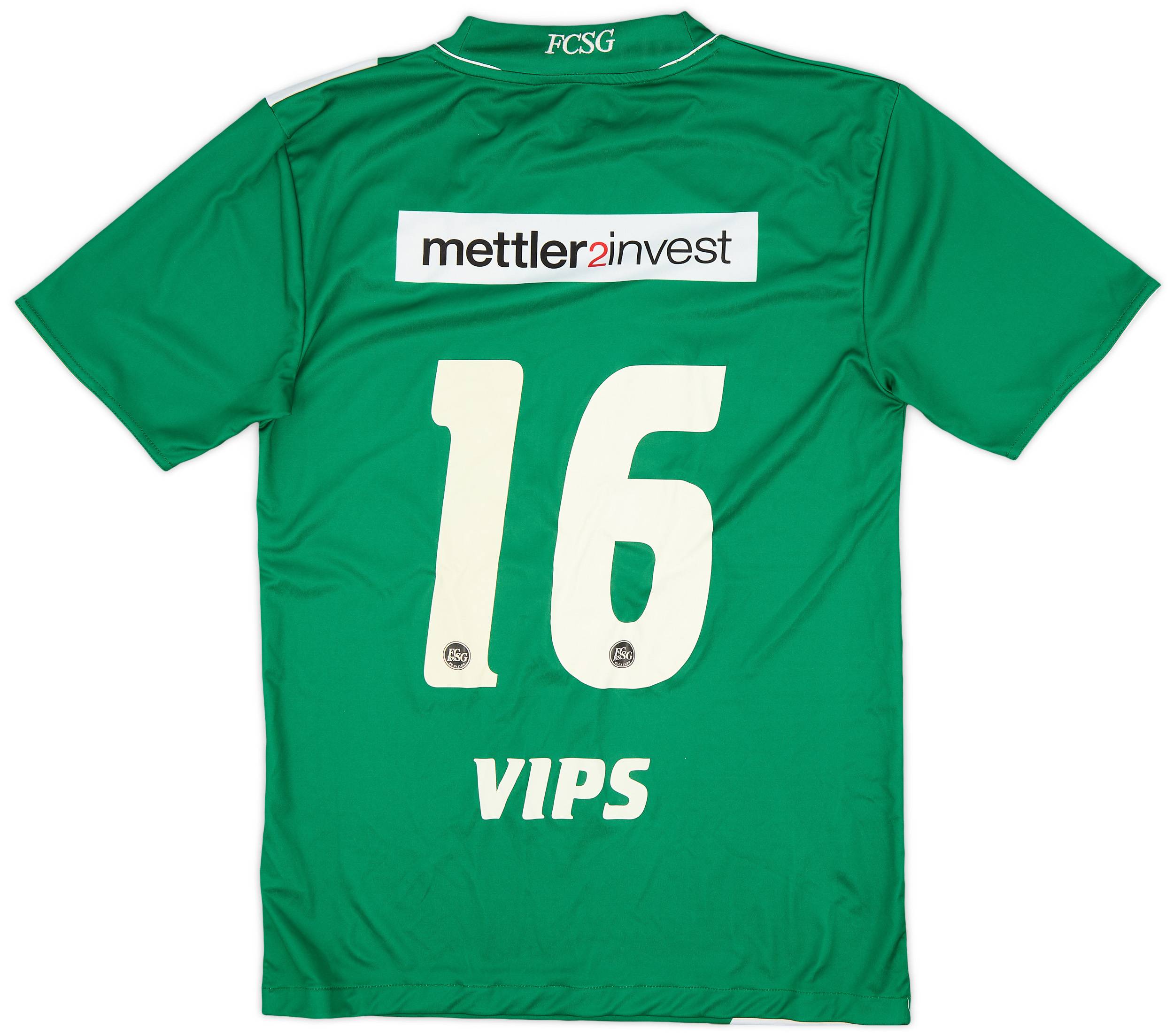 2012-13 St Gallen Home Shirt Vips #16 - 8/10 - (XS)