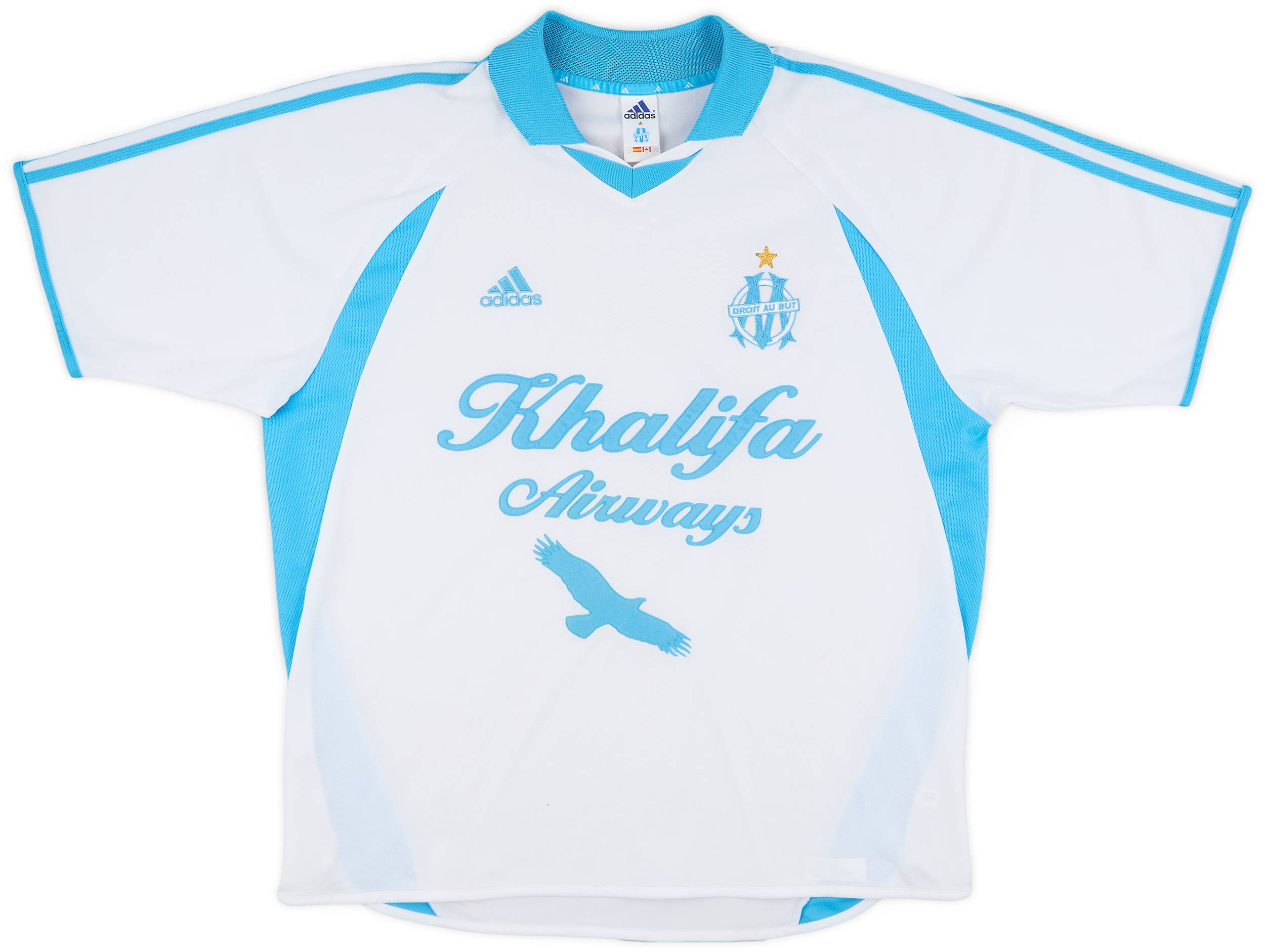 2001-02 Olympique Marseille Home Shirt - 8/10 - (XL)