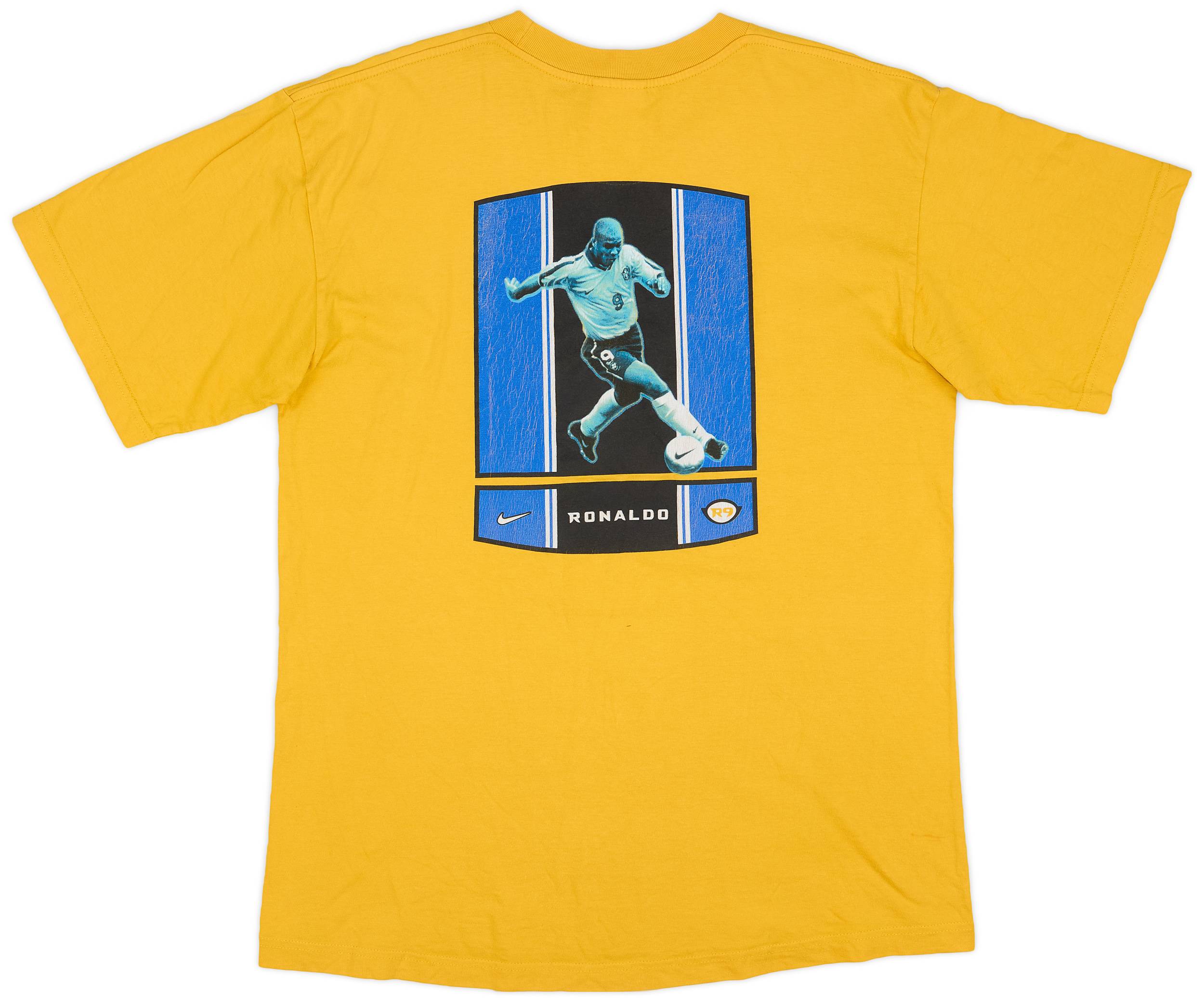 1998-00 Brazil Nike R9 Ronaldo Graphic Tee - 6/10 - (M)