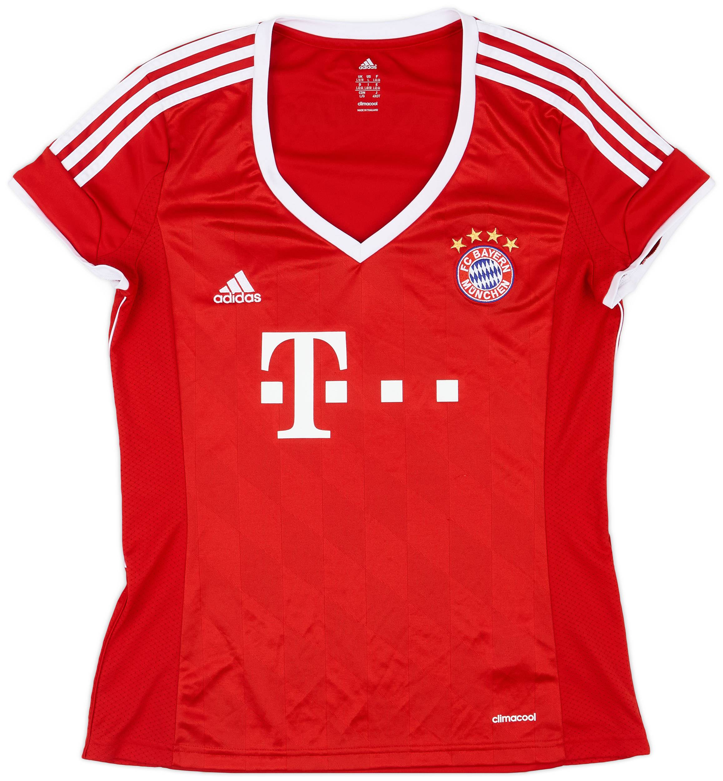 2013 14 Bayern Munich Home Shirt 7 10 Women s L