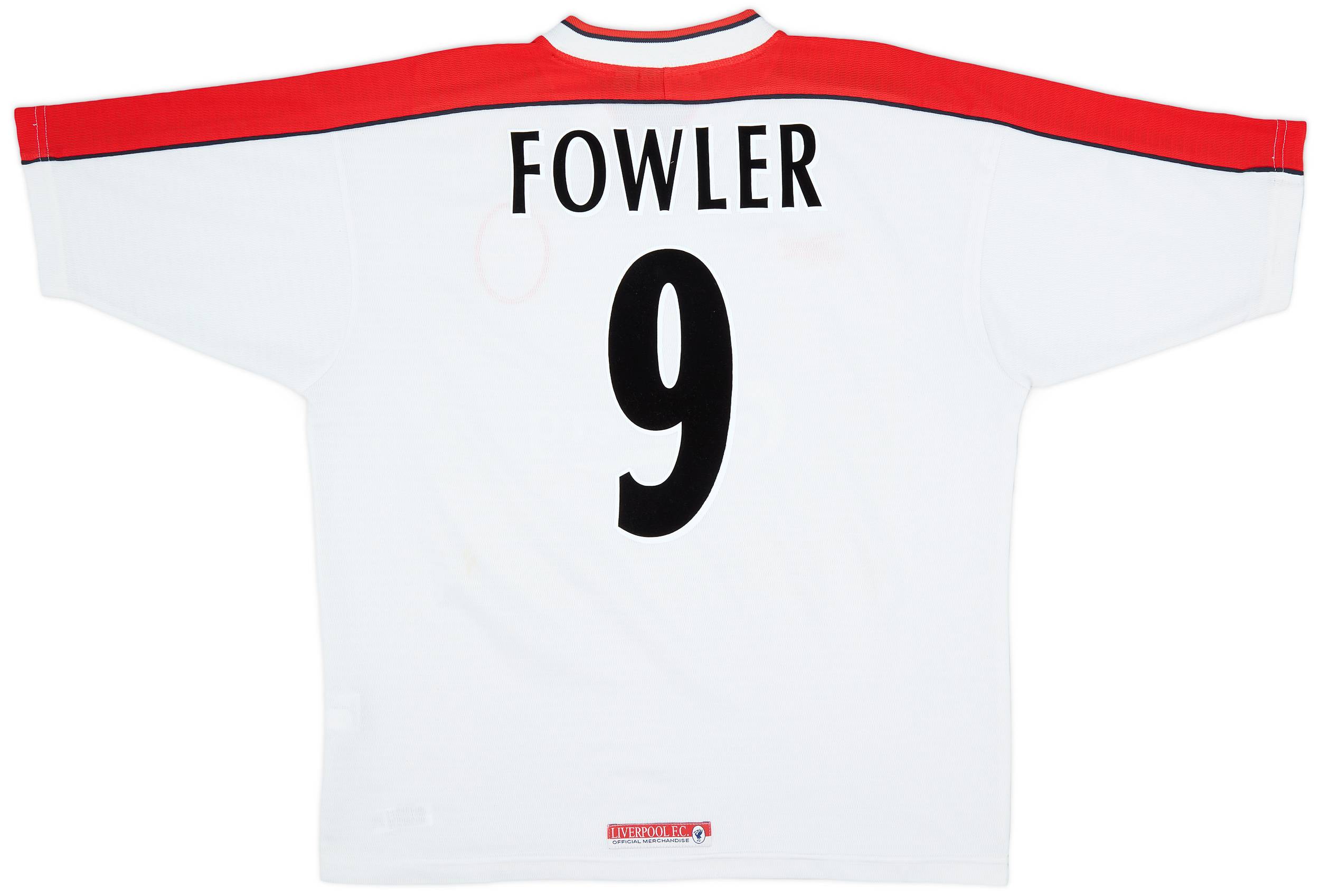 1998-99 Liverpool Away Shirt Fowler #9 - 8/10 - (L)