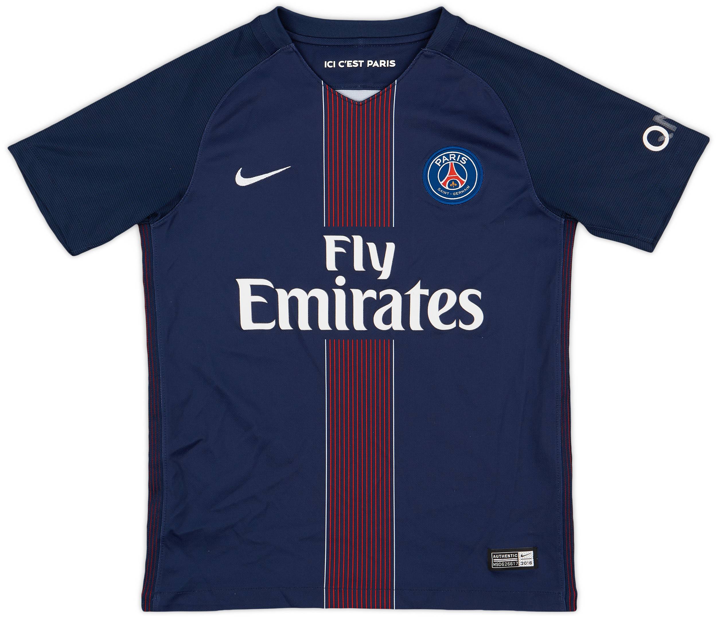 2016-17 Paris Saint-Germain Home Shirt - 6/10 - (M.Boys)