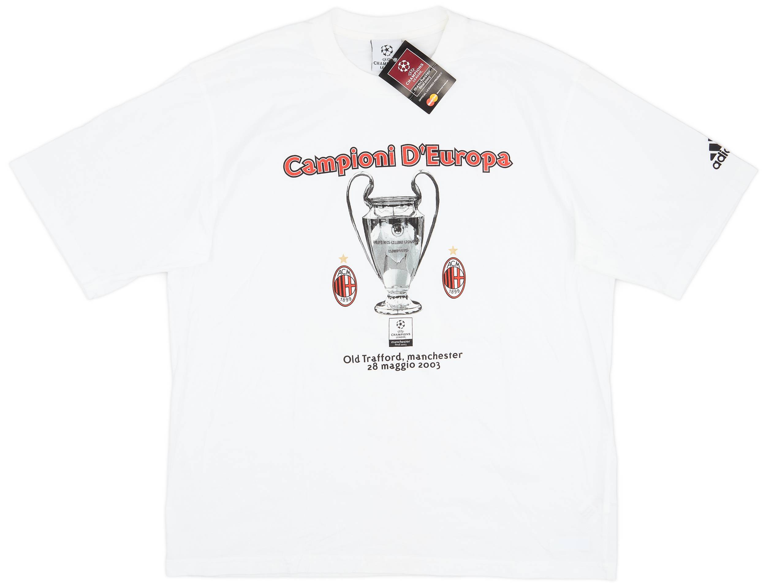 2003 AC Milan Champions League Graphic Tee (L)