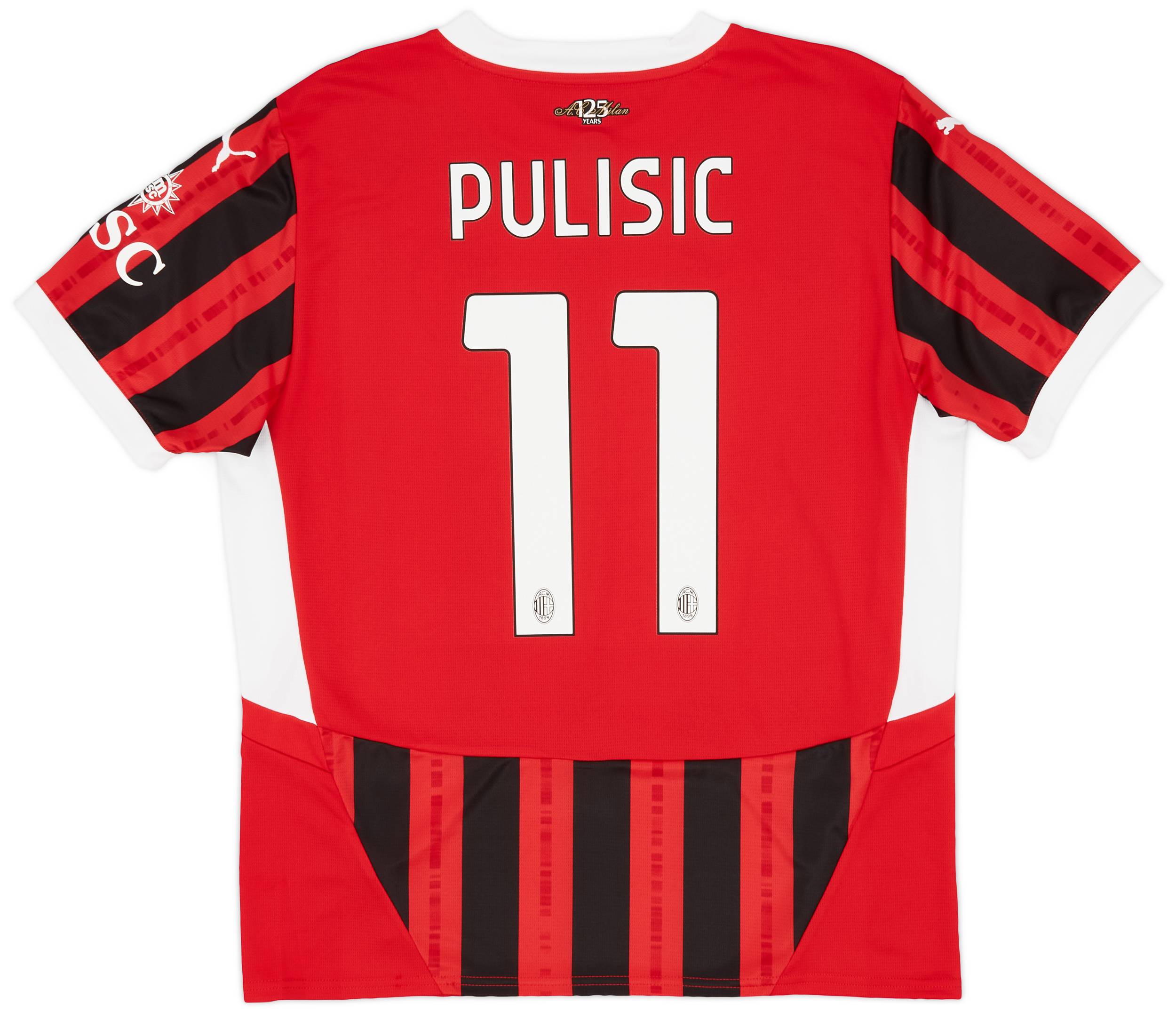 2024-25 AC Milan Home Shirt Pulisic #11