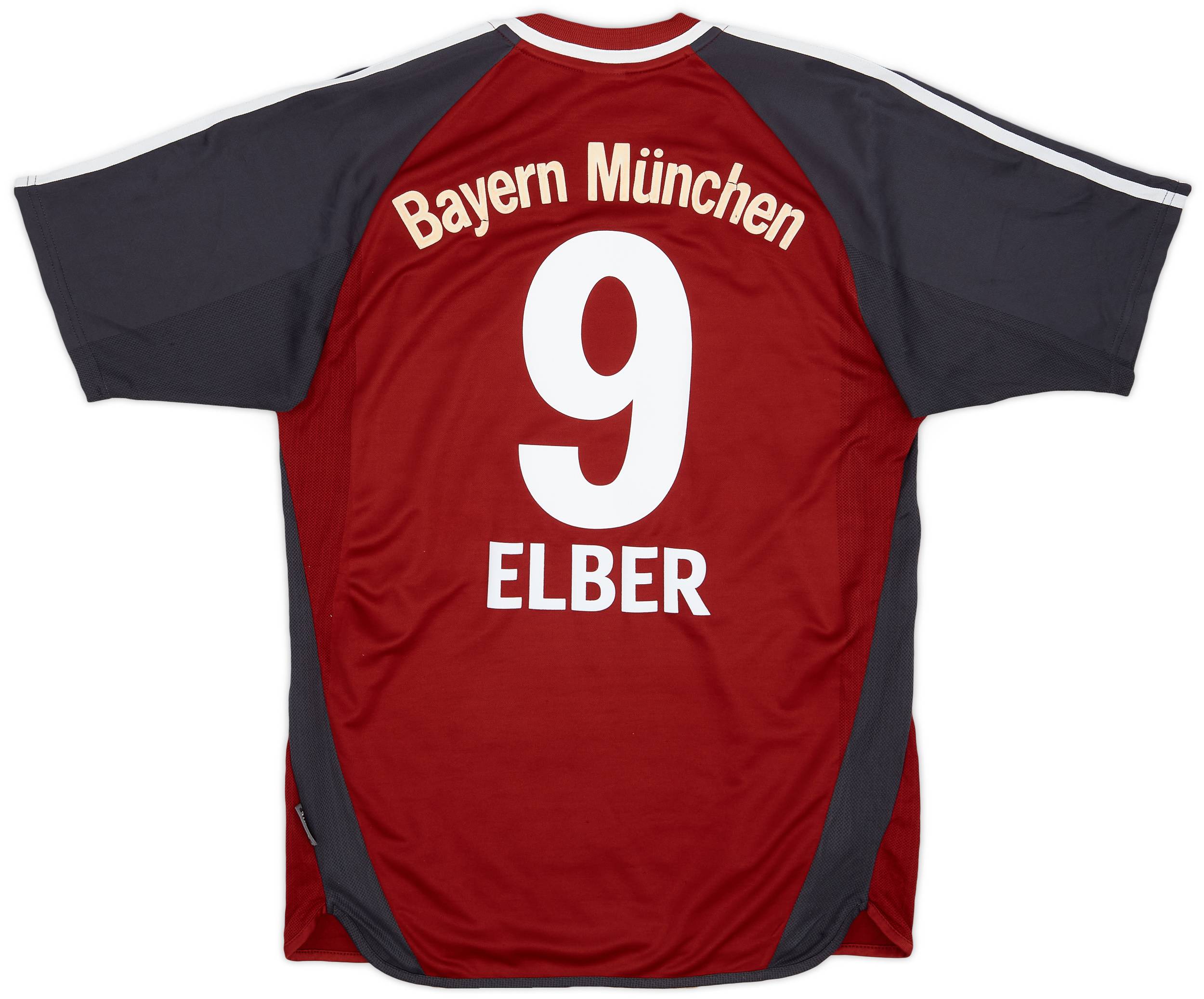 2001-02 Bayern Munich Home Shirt Elber #9 - 4/10 - (S)