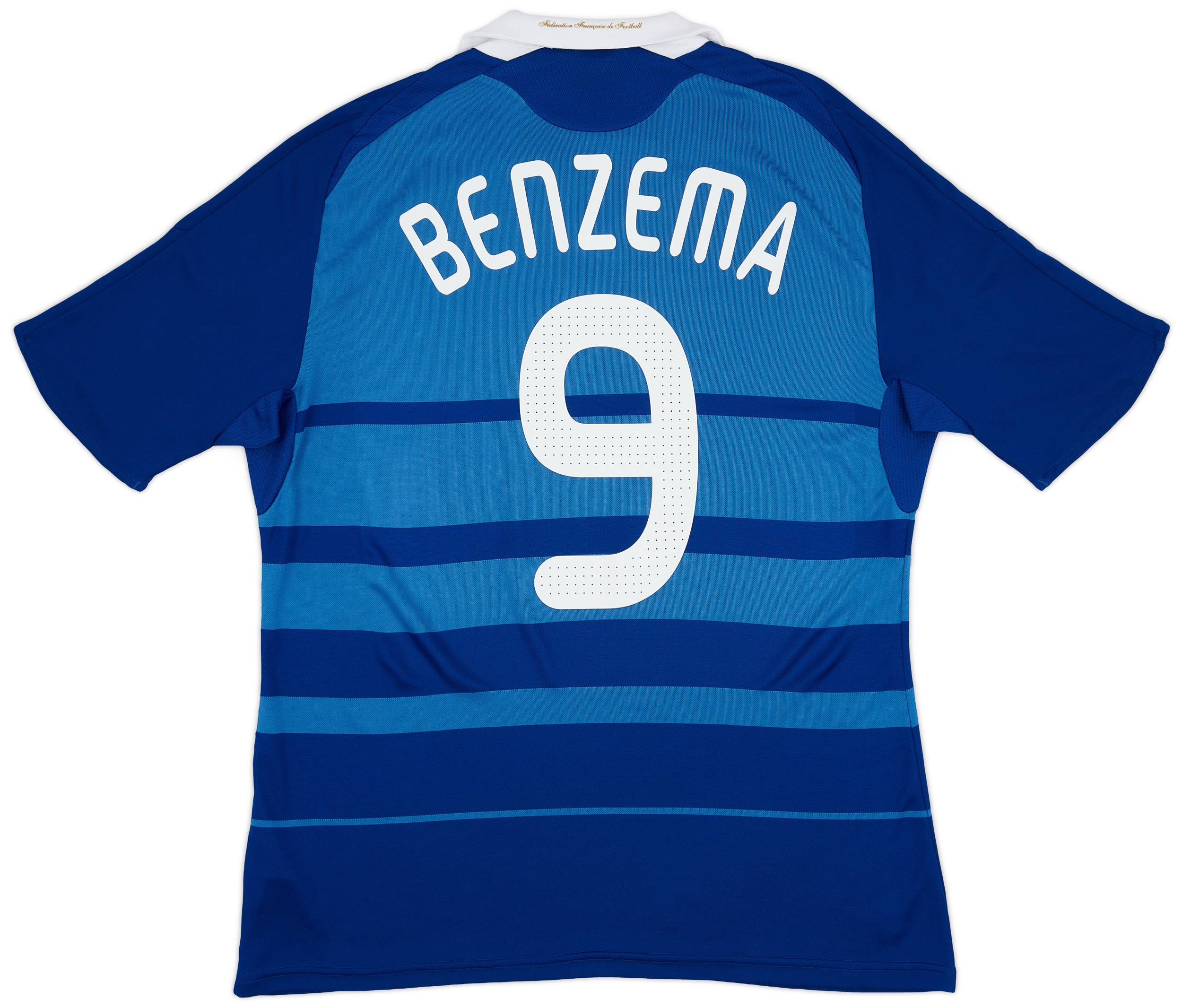 2008-09 France Home Shirt Benzema #9 - 7/10 - (L)
