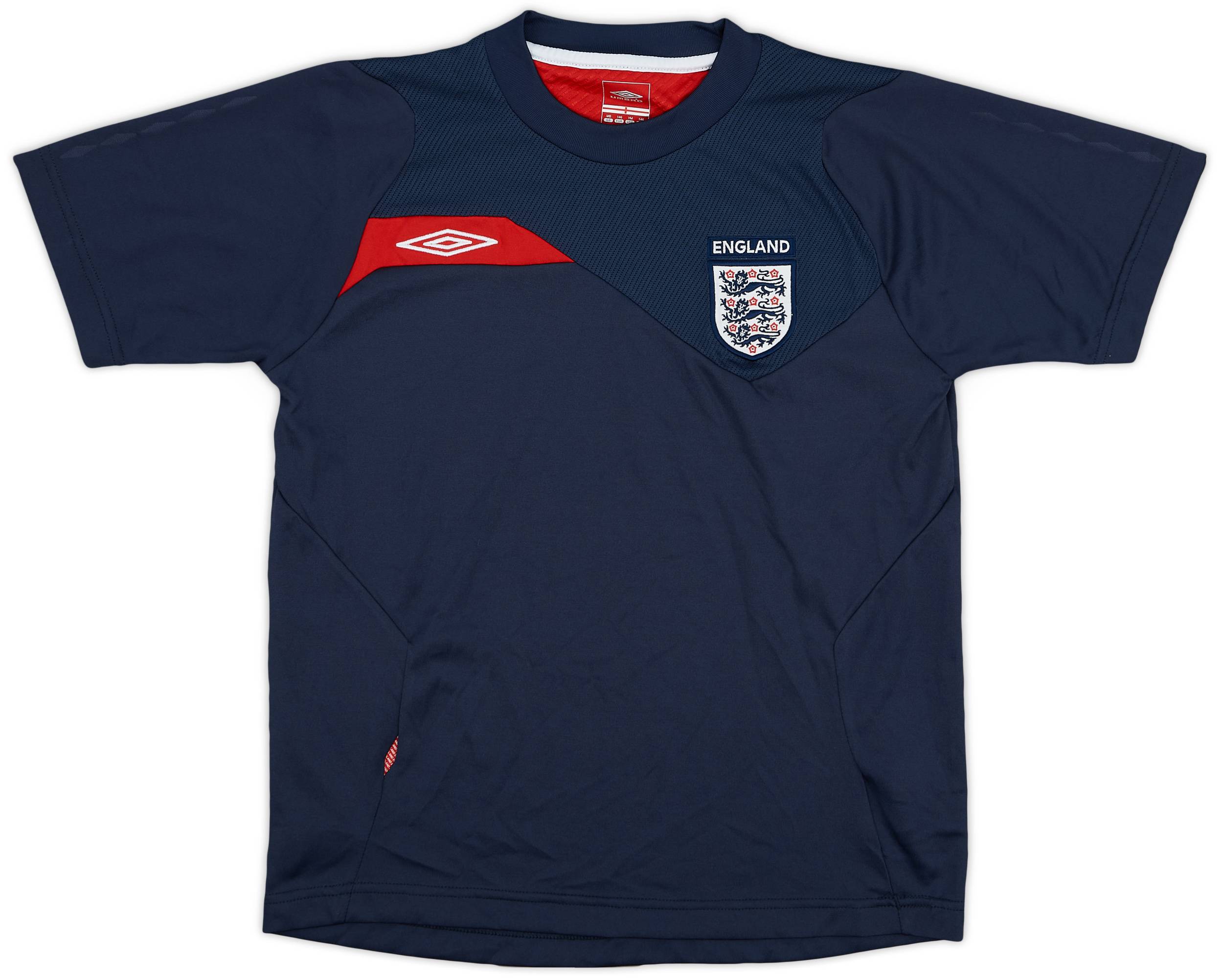 2007-09 England Umbro Training Shirt - 7/10 - (M.Boys)