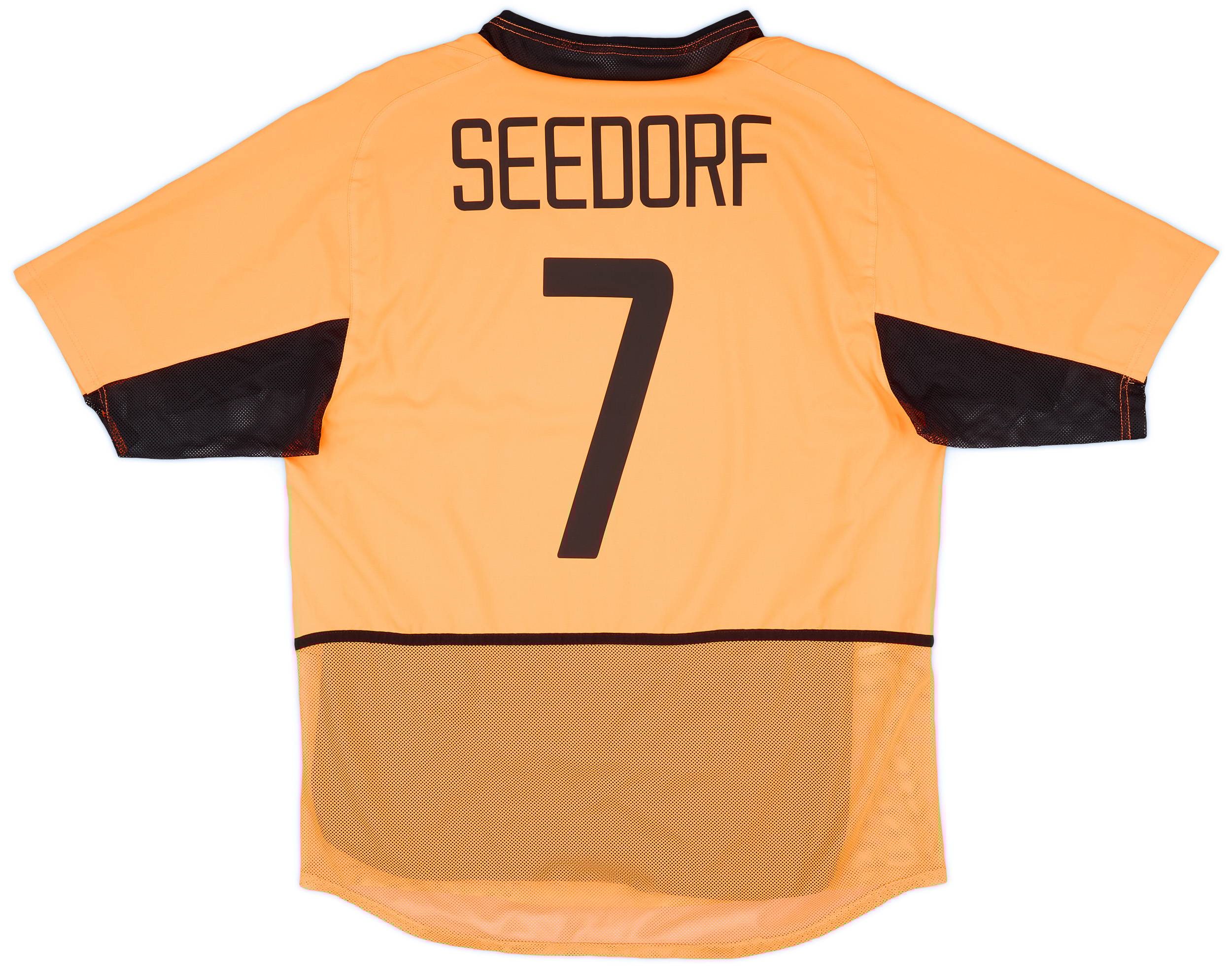 2002-04 Netherlands Authentic Home Shirt Seedorf #7 - 9/10 - (L)
