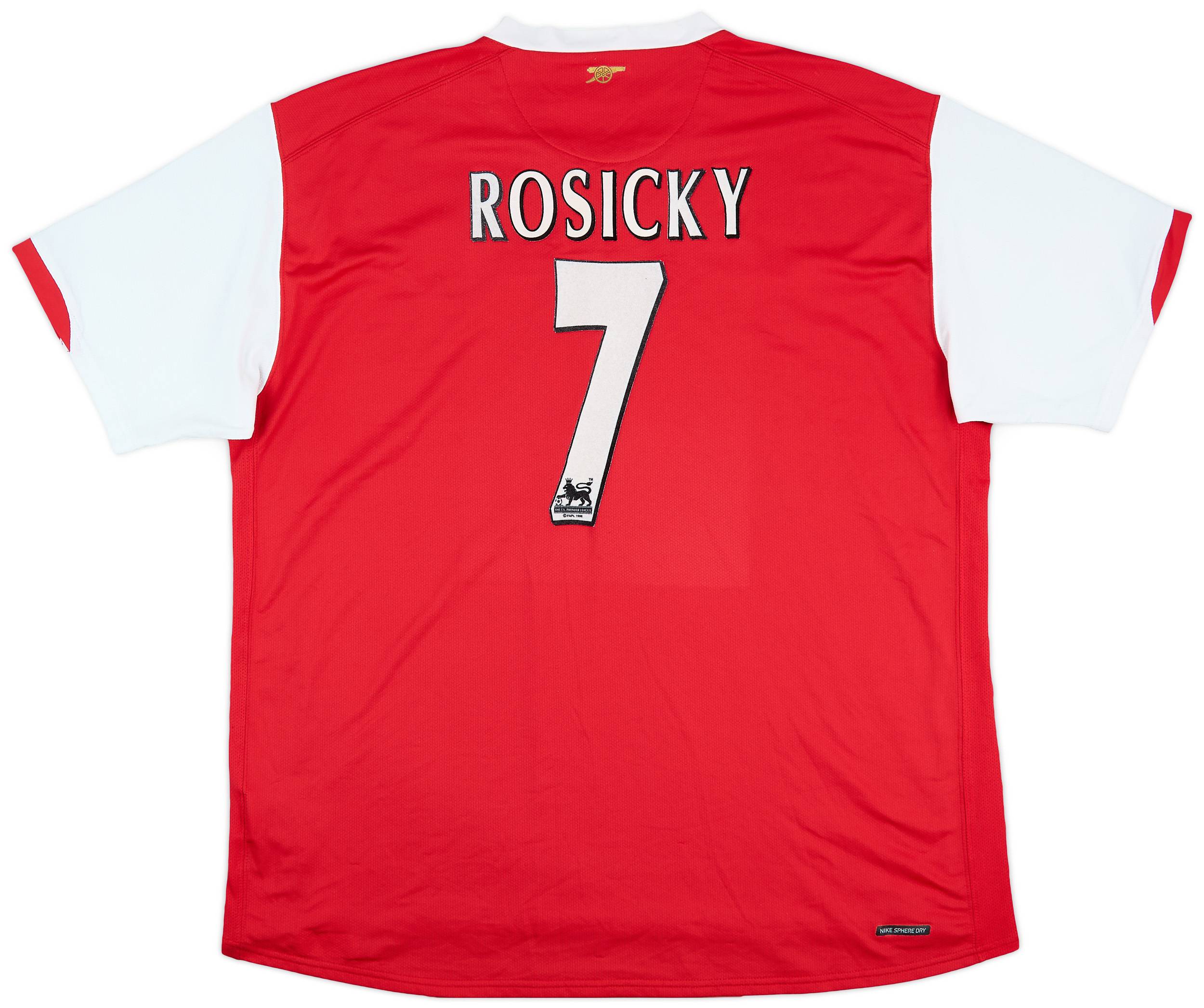 2006-08 Arsenal Home Shirt Rosicky #7 - 6/10 - (XXL)