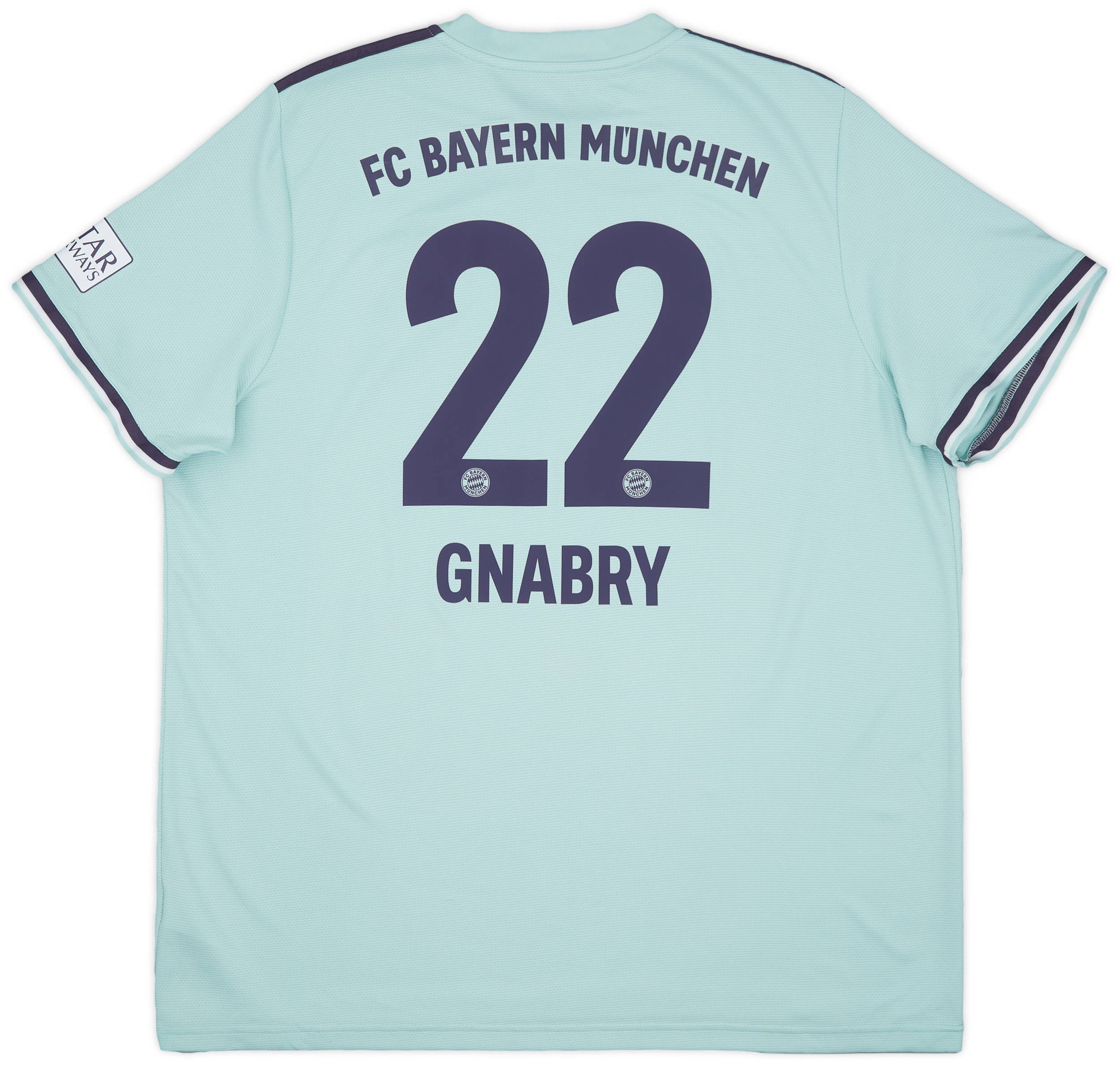 2018-19 Bayern Munich Away Shirt Gnabry #22 - 9/10 - (XXL)