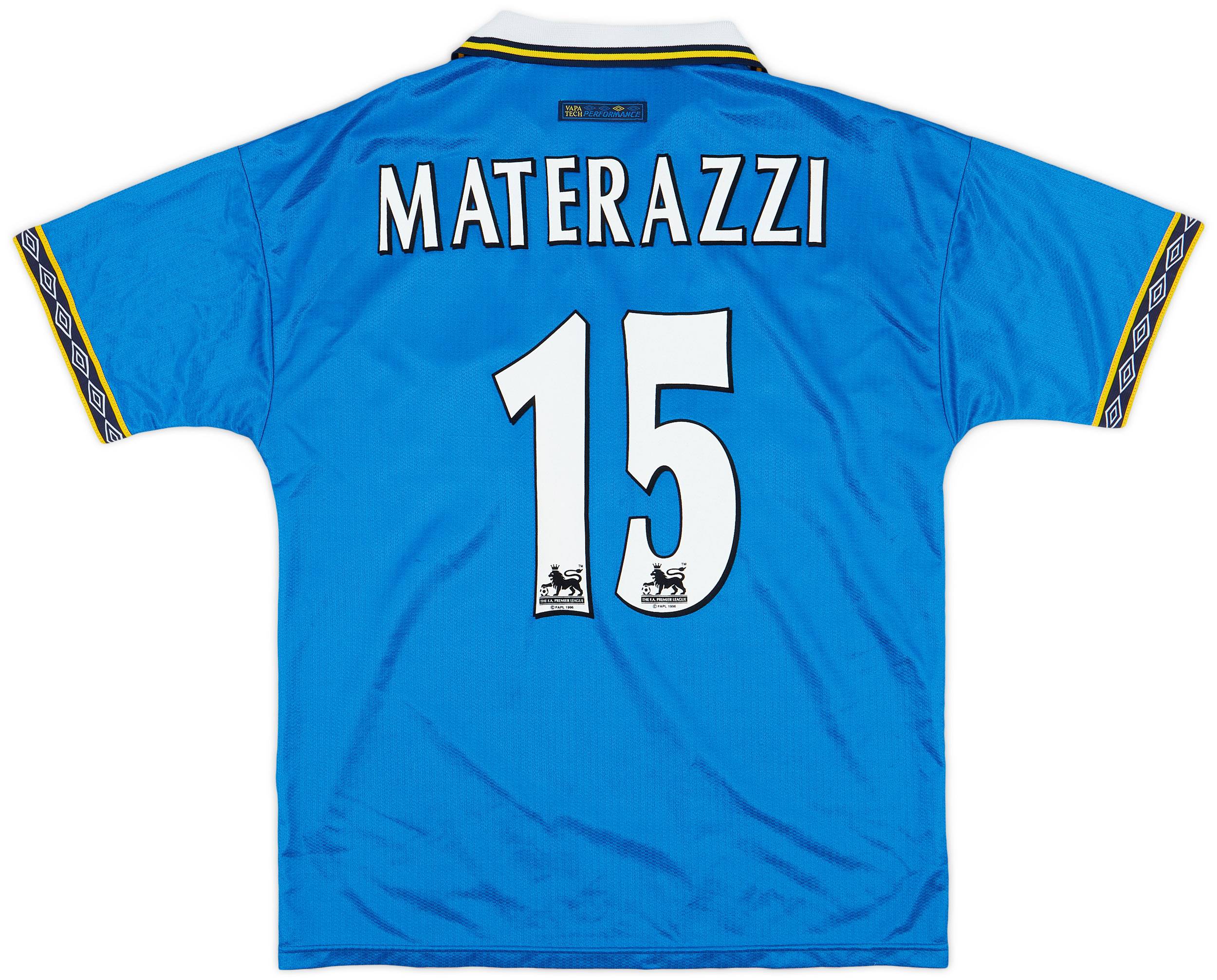 1997-99 Everton Home Shirt Materazzi #15 - 8/10 - (L)