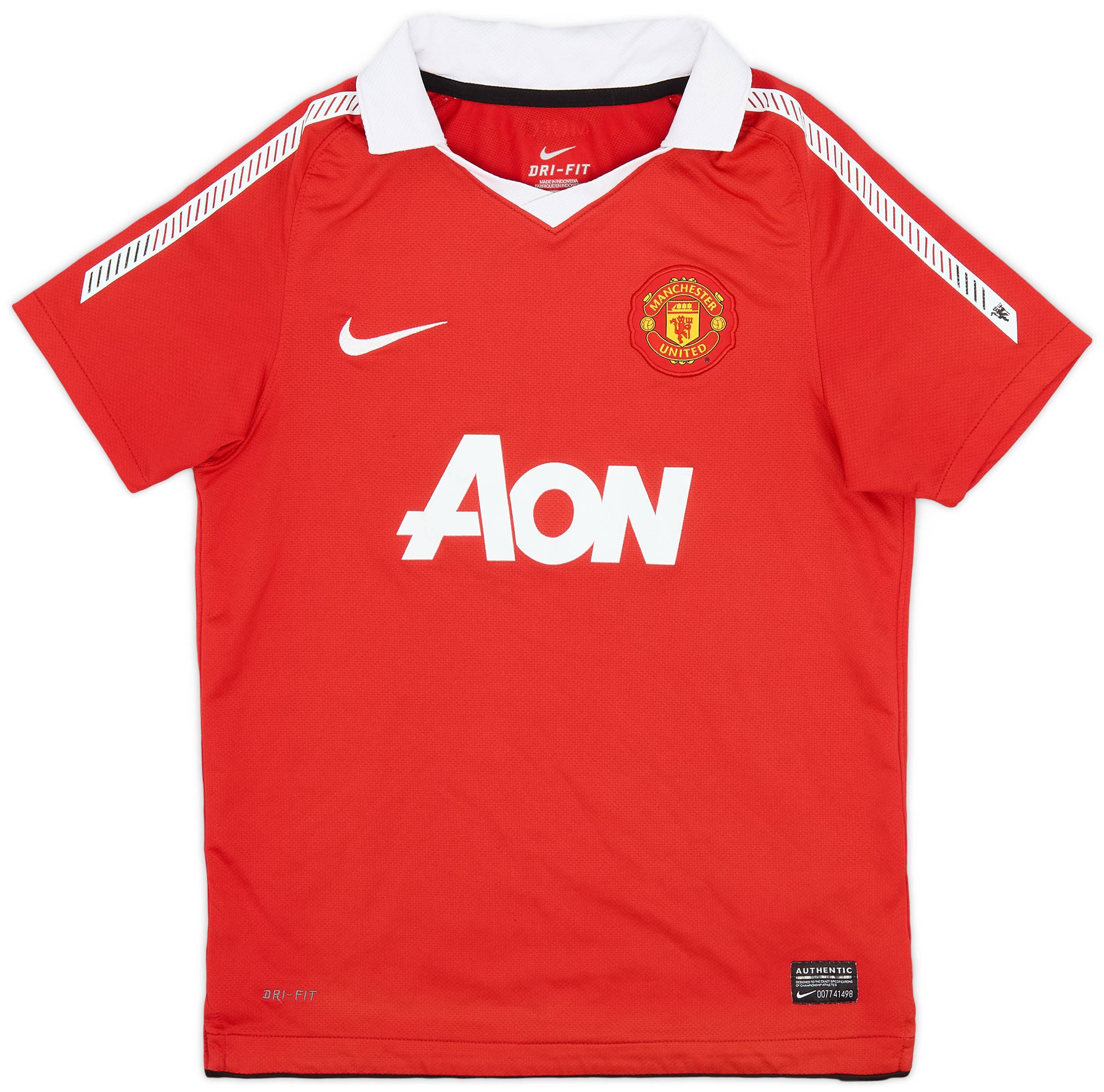 2010-11 Manchester United Home Shirt - 7/10 - (M.Boys)