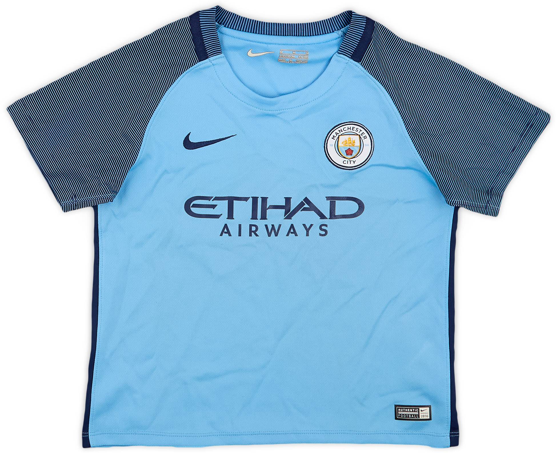 2016-17 Manchester City Home Shirt - 8/10 - (5-6 Years)