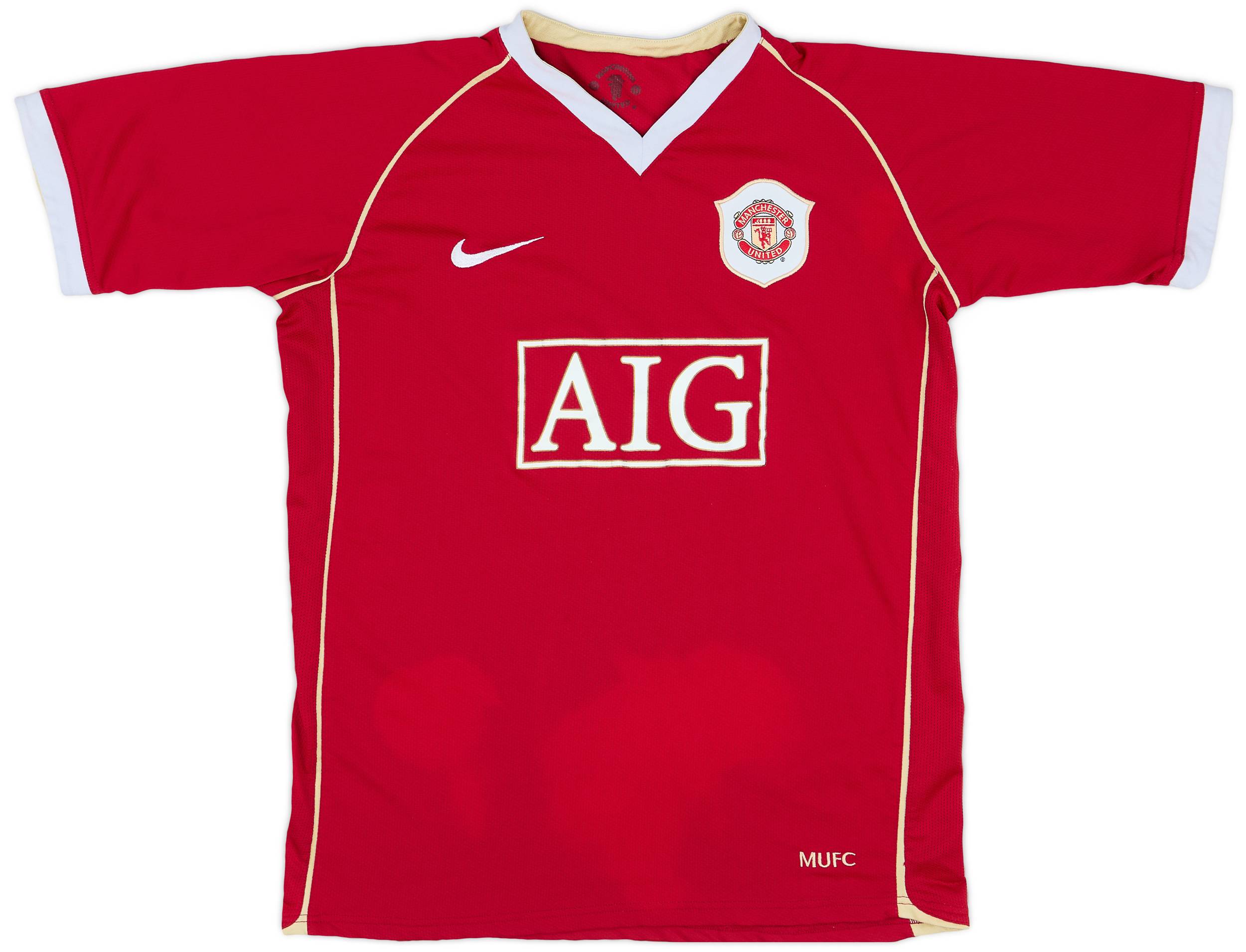 2006-07 Manchester United Home Shirt - 5/10 - (XL.Boys)