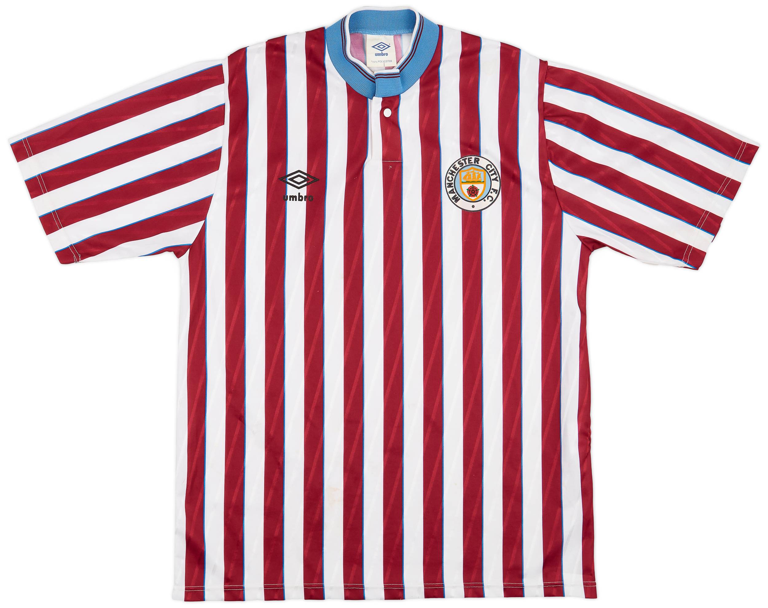 1988-90 Manchester City Away Shirt - 6/10 - (M)