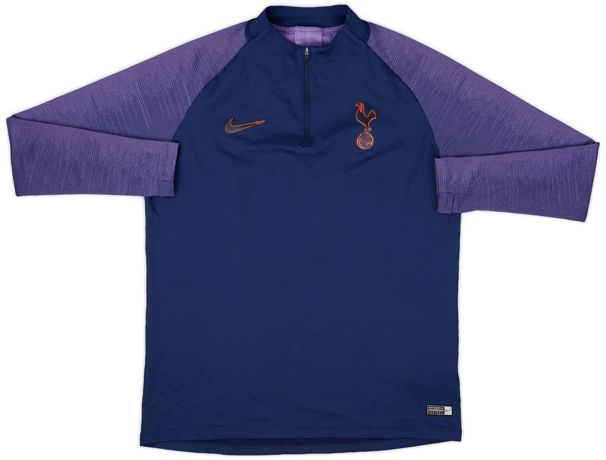 2019-20 Tottenham Nike 1/4 Zip Training Top - 8/10 - (L)