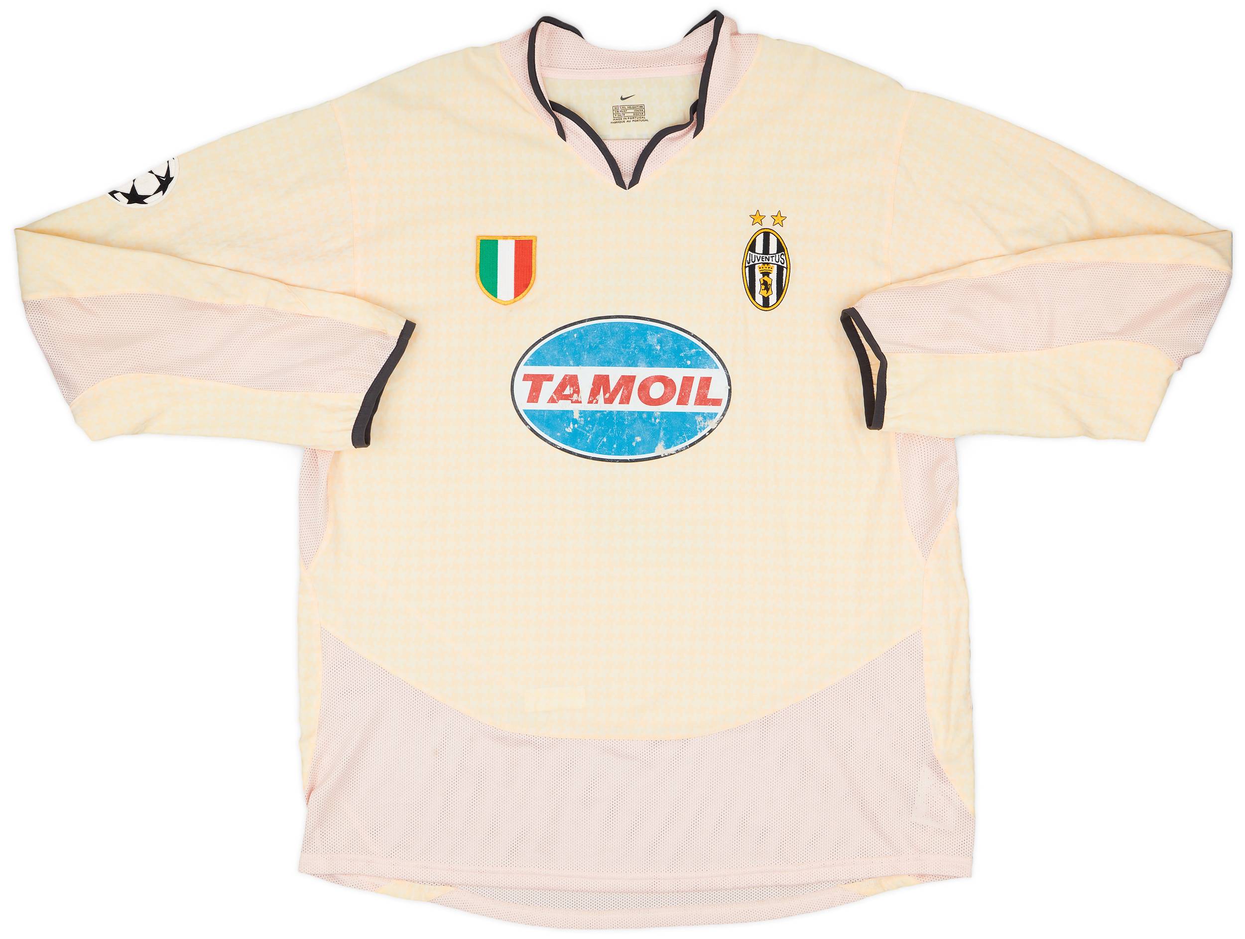 ウェア Juventus 2003 2004  JUVENTUS 2003 2004 THIRD SHIRT PLAYER ISSUE FOOTBALL SOCCER