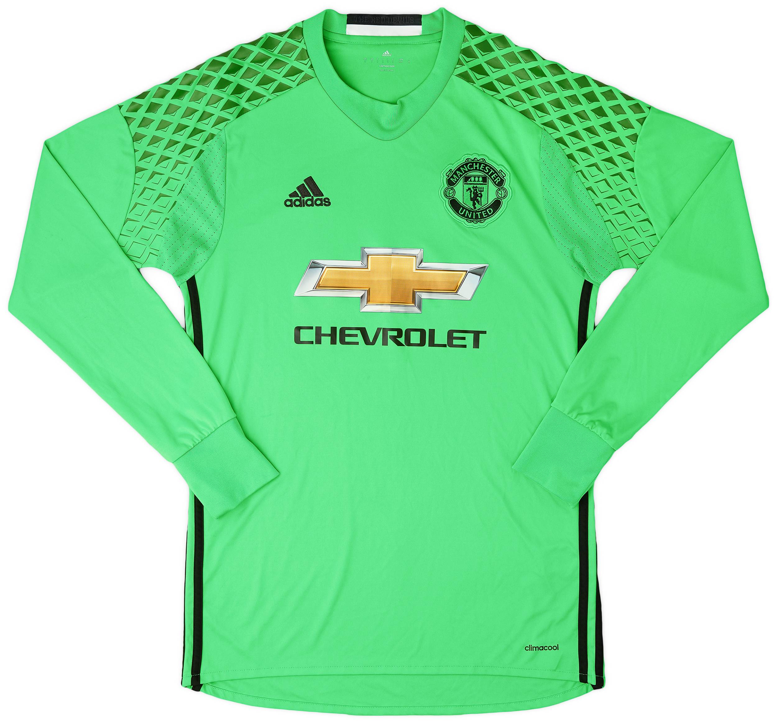 2016-17 Manchester United GK Shirt - 9/10 - (S)