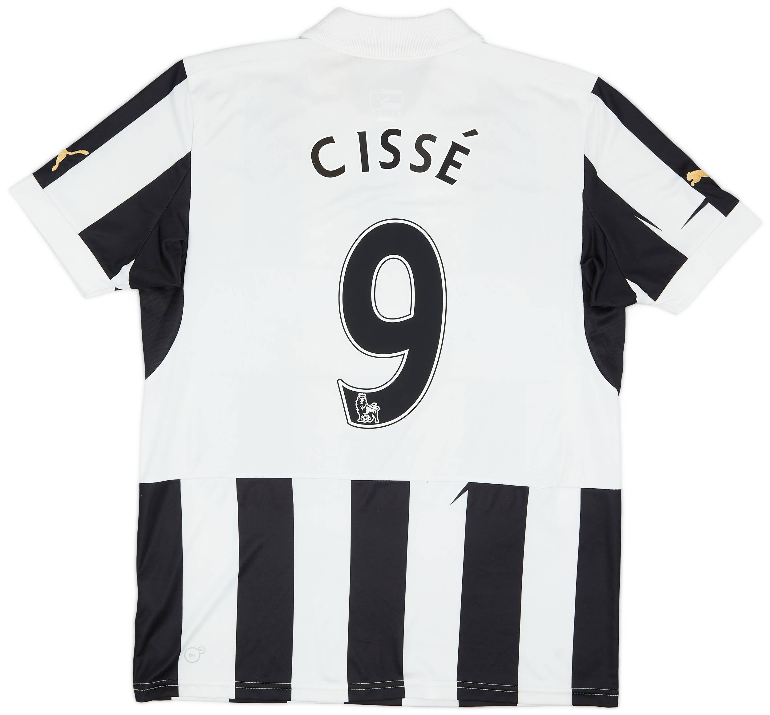 2012-13 Newcastle Home Shirt Cissé #9 - 6/10 - (M)