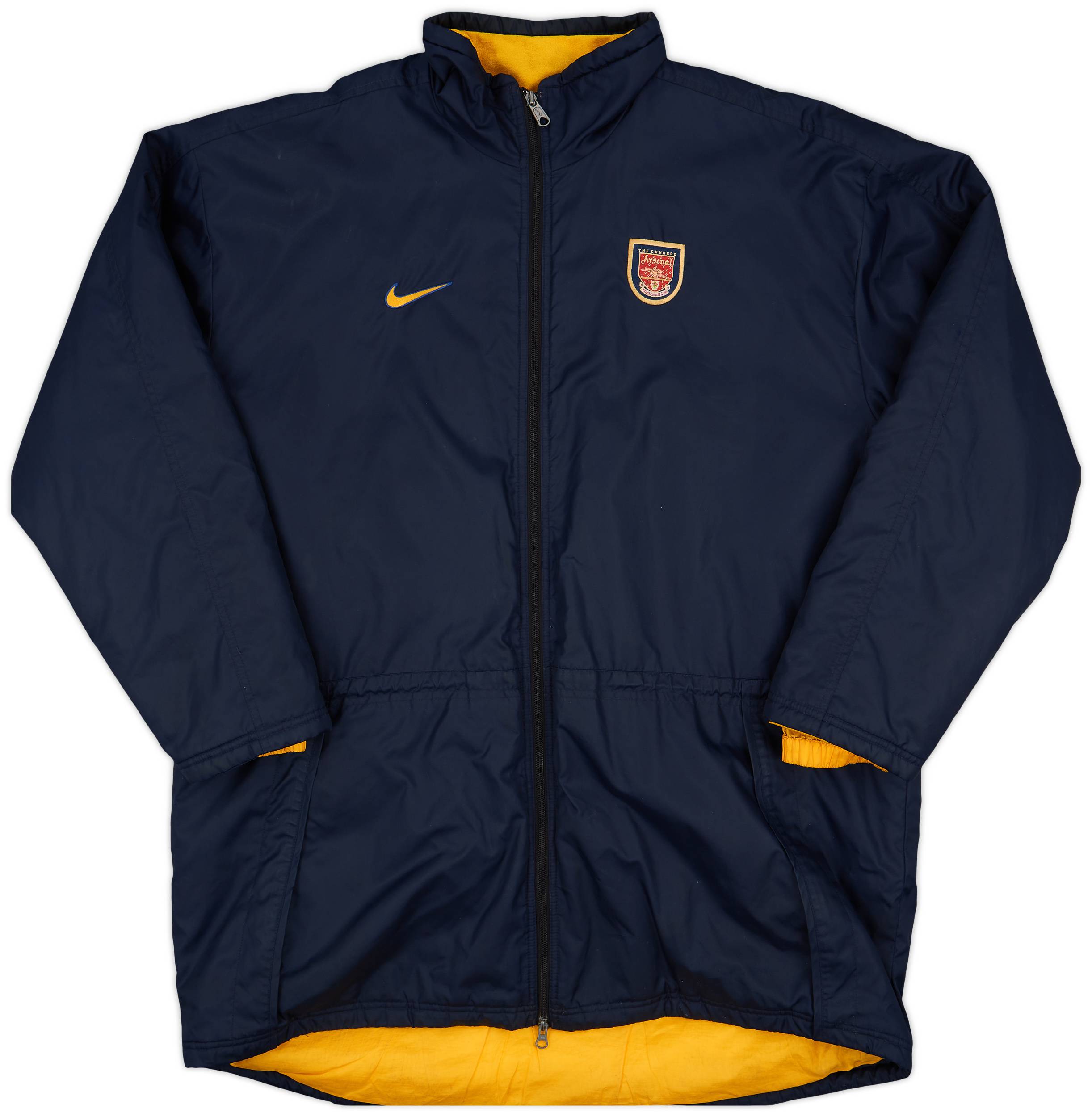 1999 01 Arsenal Nike Padded Bench Coat 8 10 XL