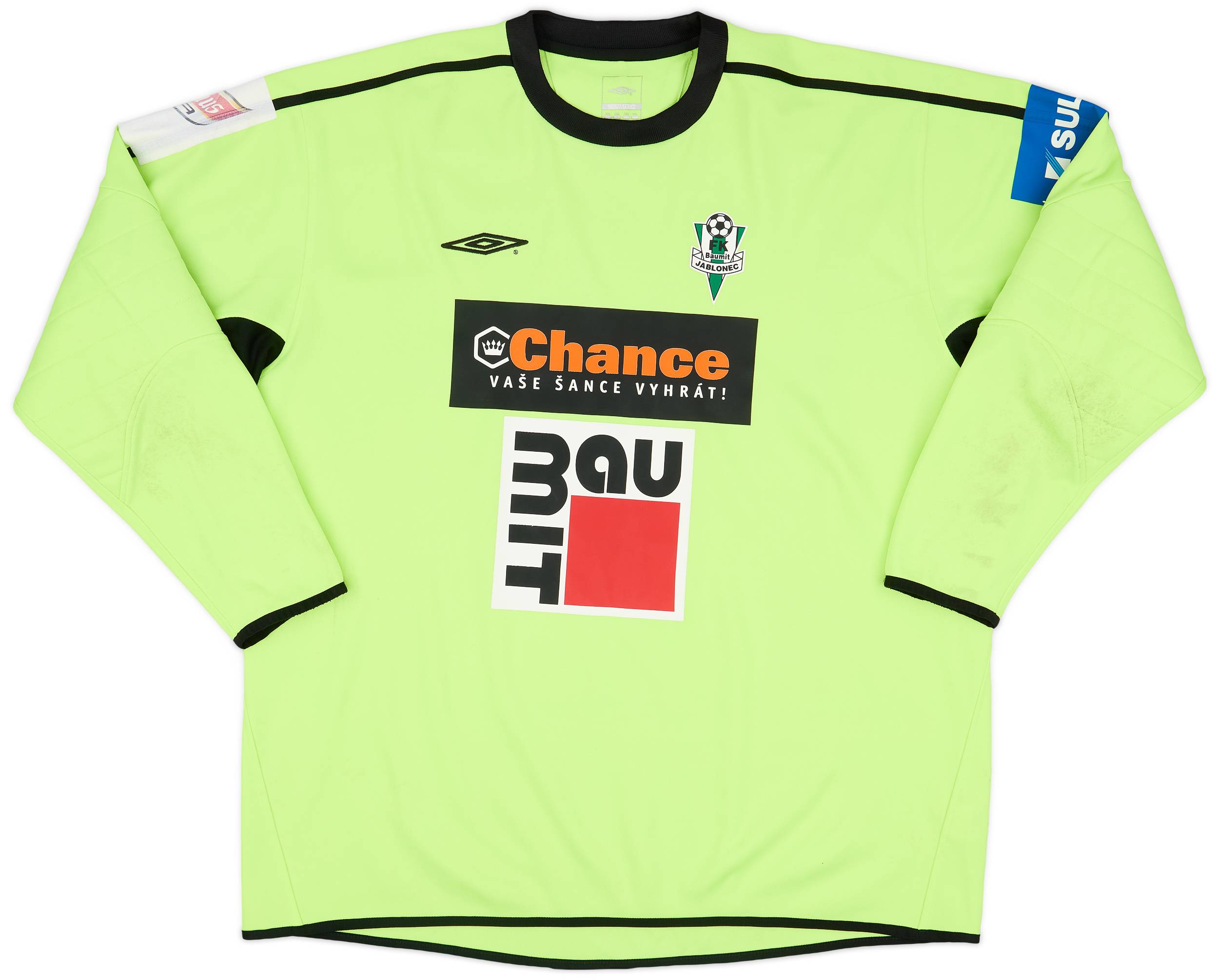 2010-11 FK Jablonec Player Issue GK Shirt #1 - 9/10 - (XXL)