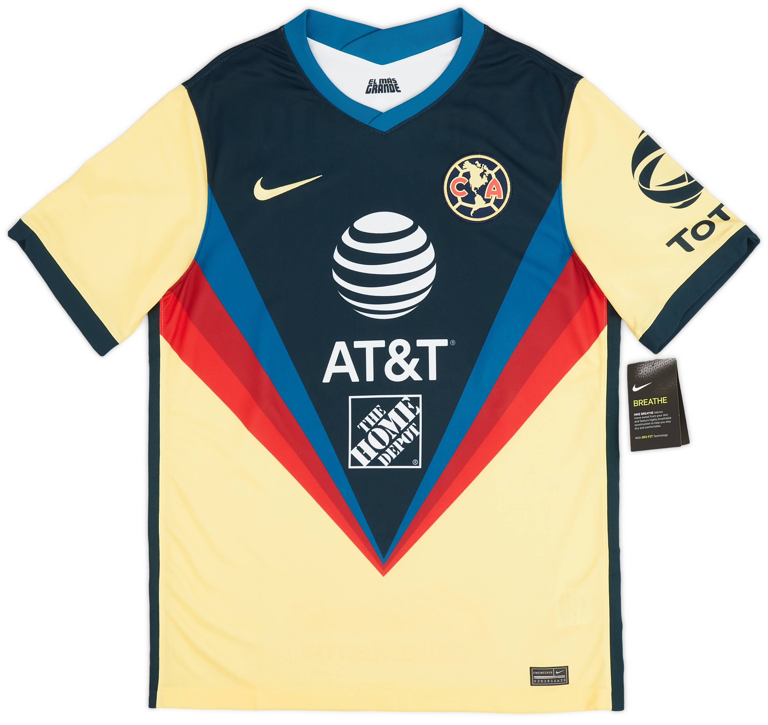 2020-21 Club America Home Shirt (S)