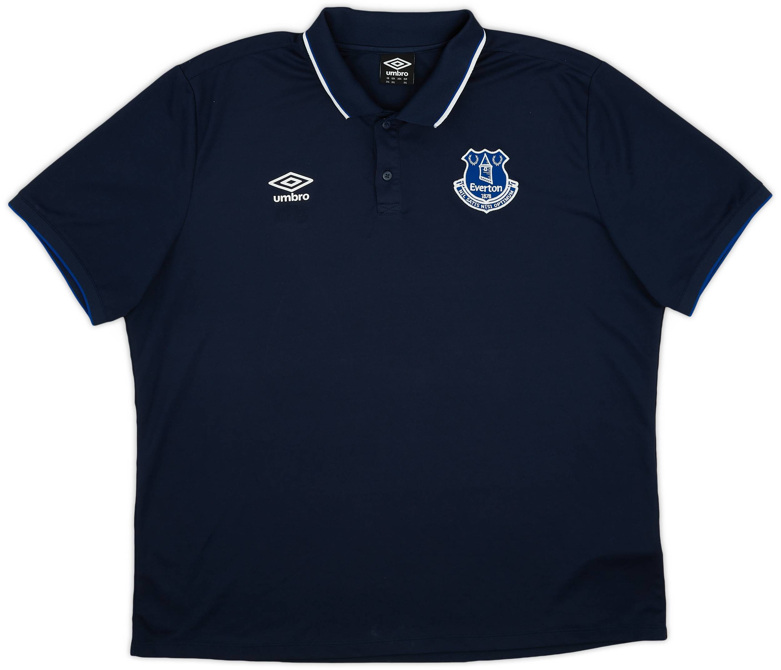 2018-19 Everton Umbro Polo Shirt - 9/10 - (3XL)