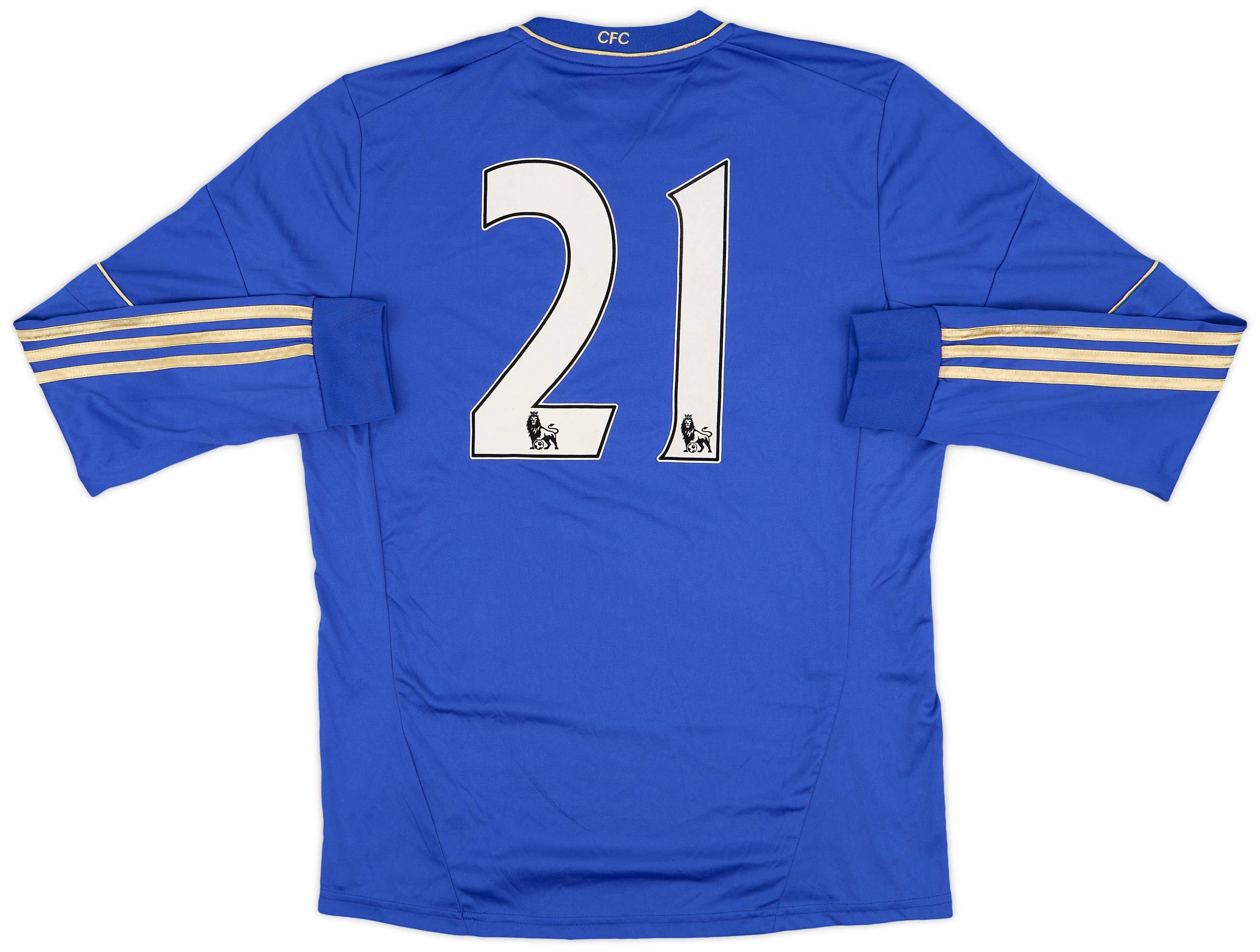 ウェア Chelsea 2012 2013 HOME 2012-13 Chelsea Home L/S Shirt #21 - 7/10 - (L)