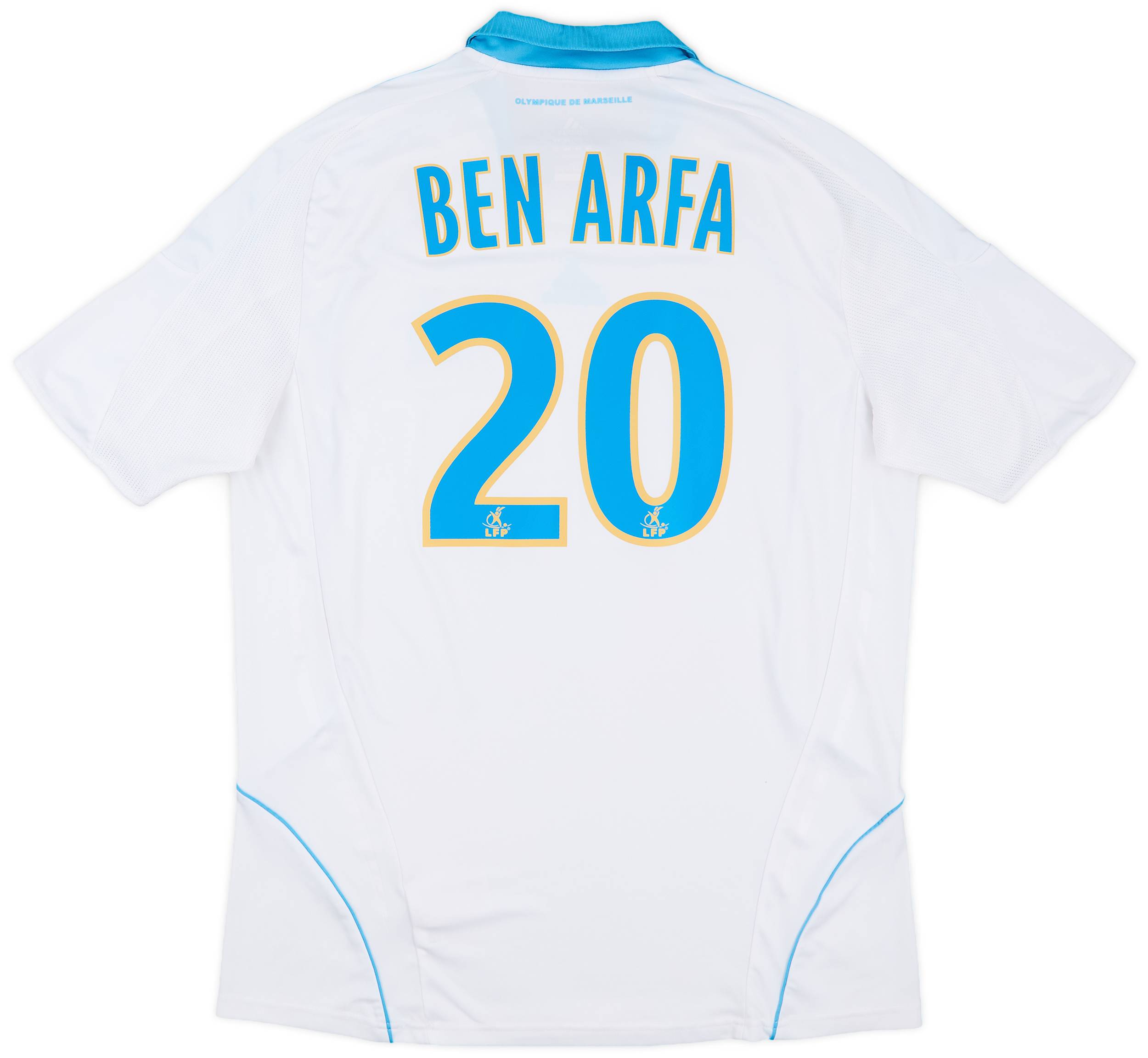 2008-09 Olympique Marseille Home Shirt Ben Arfa #20 - 8/10 - (L)