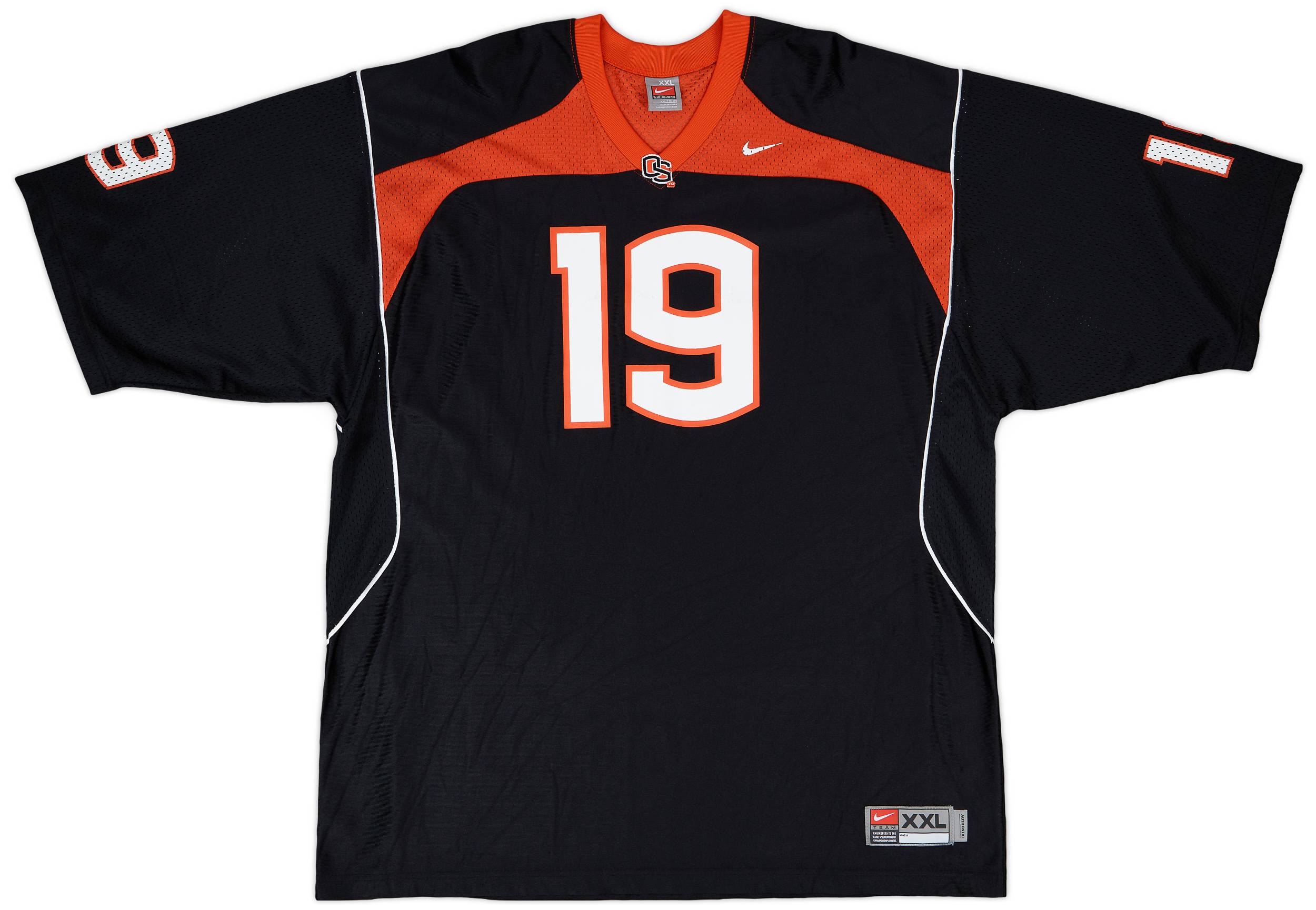 2007 Oregon State Beavers Camp #19 Nike Home Jersey - 8/10 - (XXL)