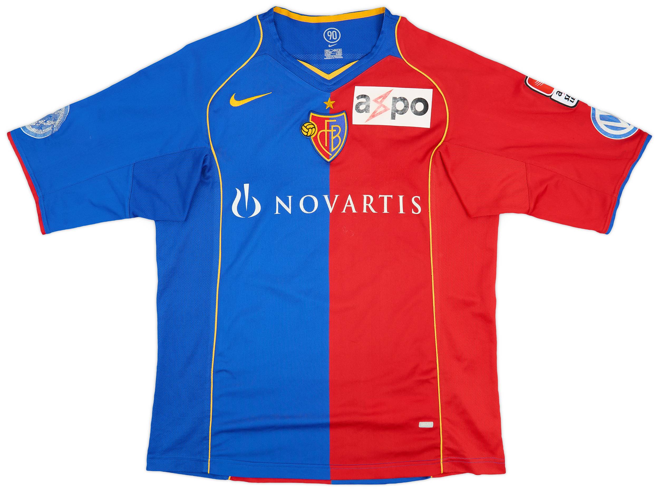 2004-05 FC Basel Home Shirt #9 - 6/10 - (L)