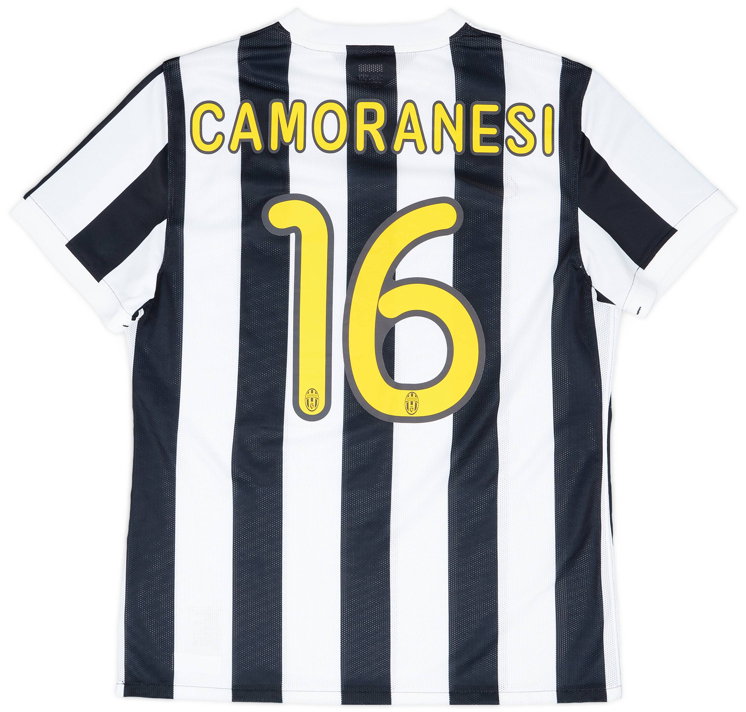 2009-10 Juventus Match Issue Home Shirt Camoranesi #16