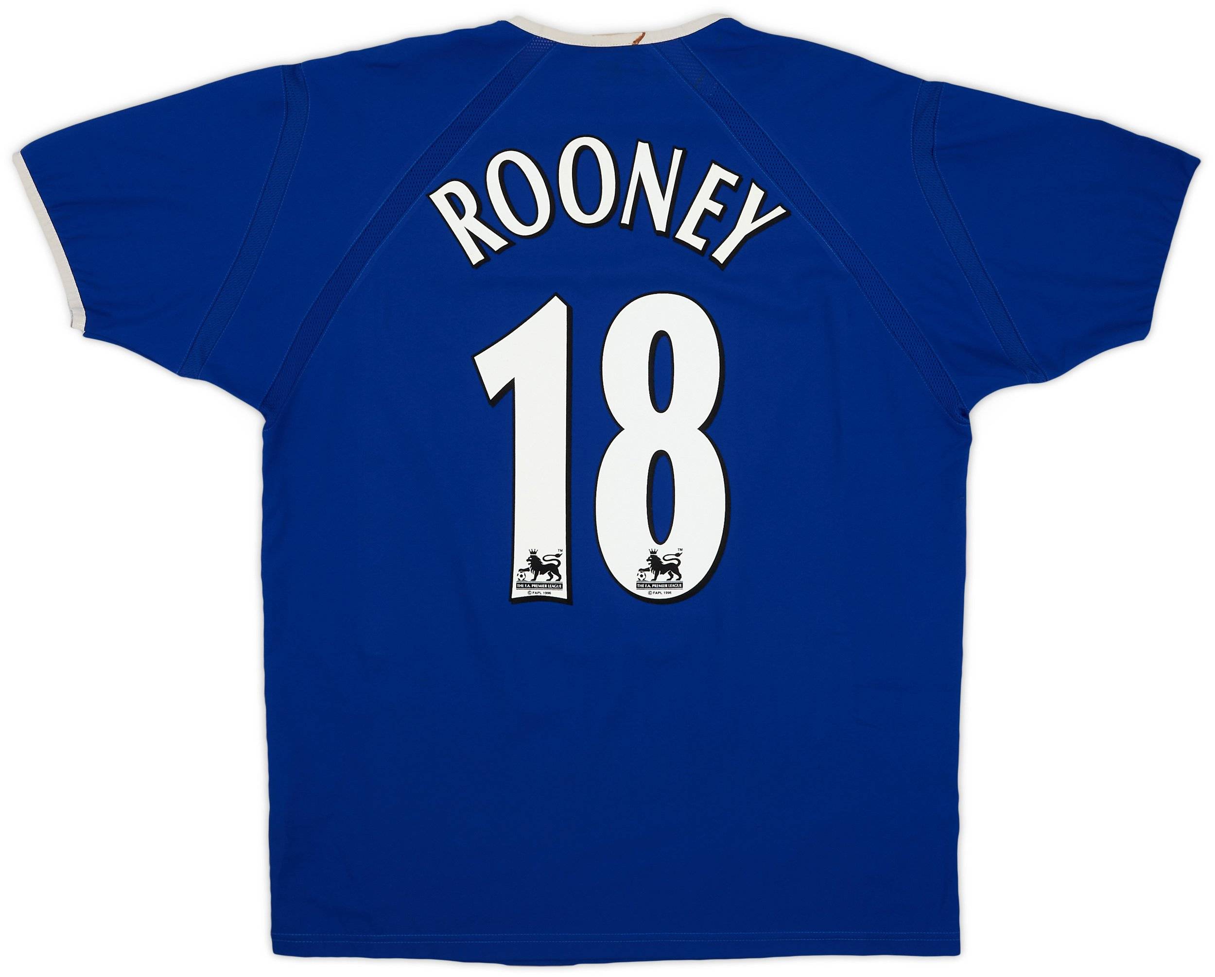 2003-04 Everton Home Shirt Rooney #18 - 5/10 - (L)